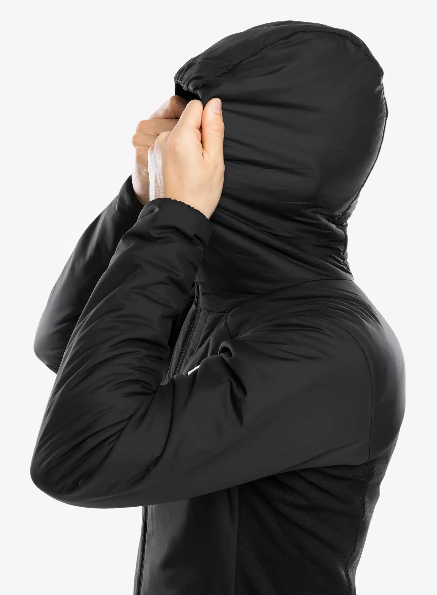 Jakna s postavom Black Diamond First Light Hybrid Hoody - blck/blck
