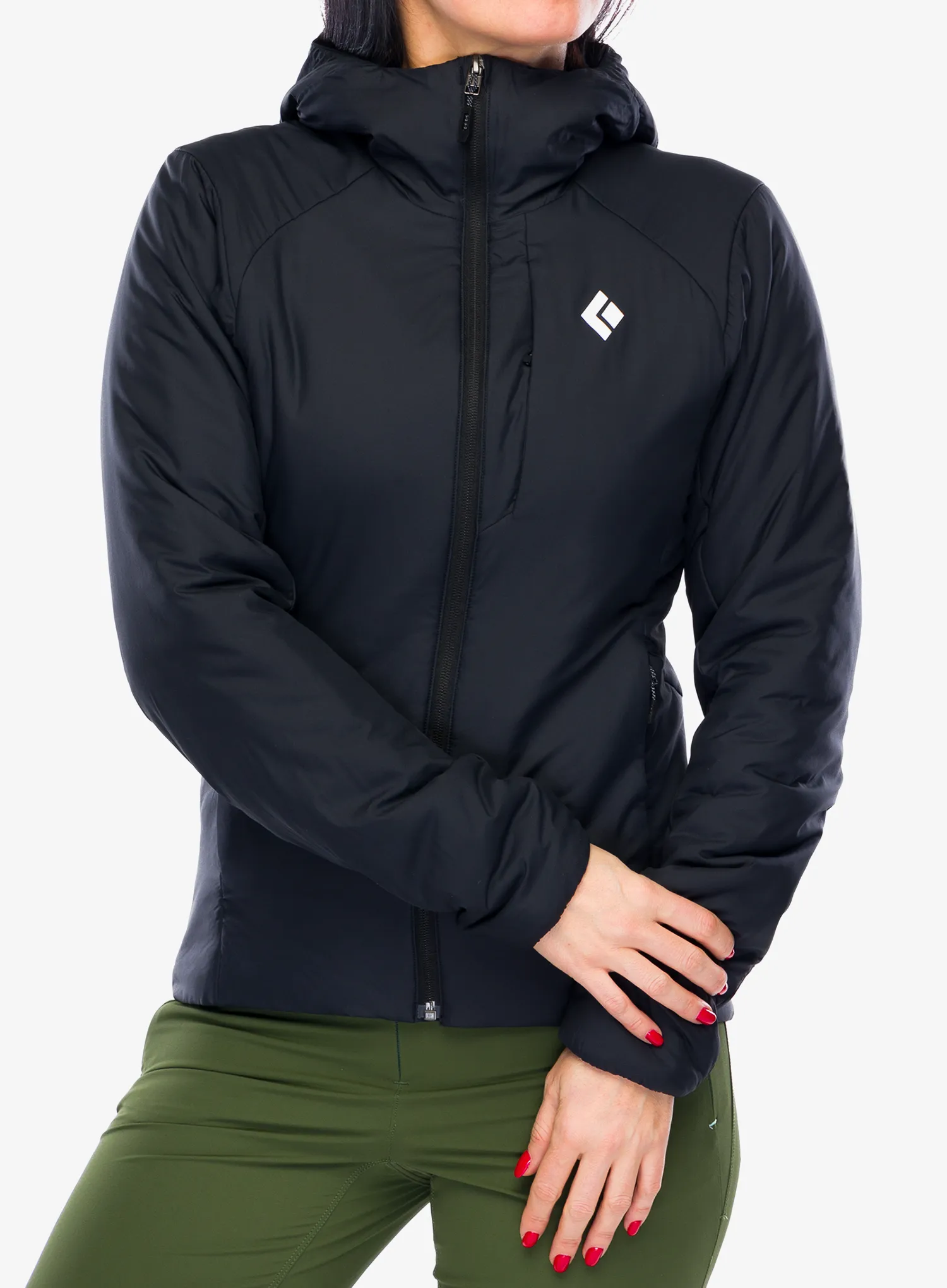 Jakna s postavom ženska Black Diamond First Light Stretch Hoody - blck