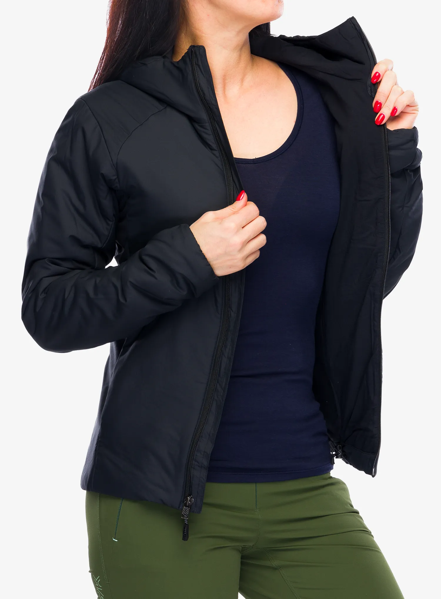 Jakna s postavom ženska Black Diamond First Light Stretch Hoody - blck