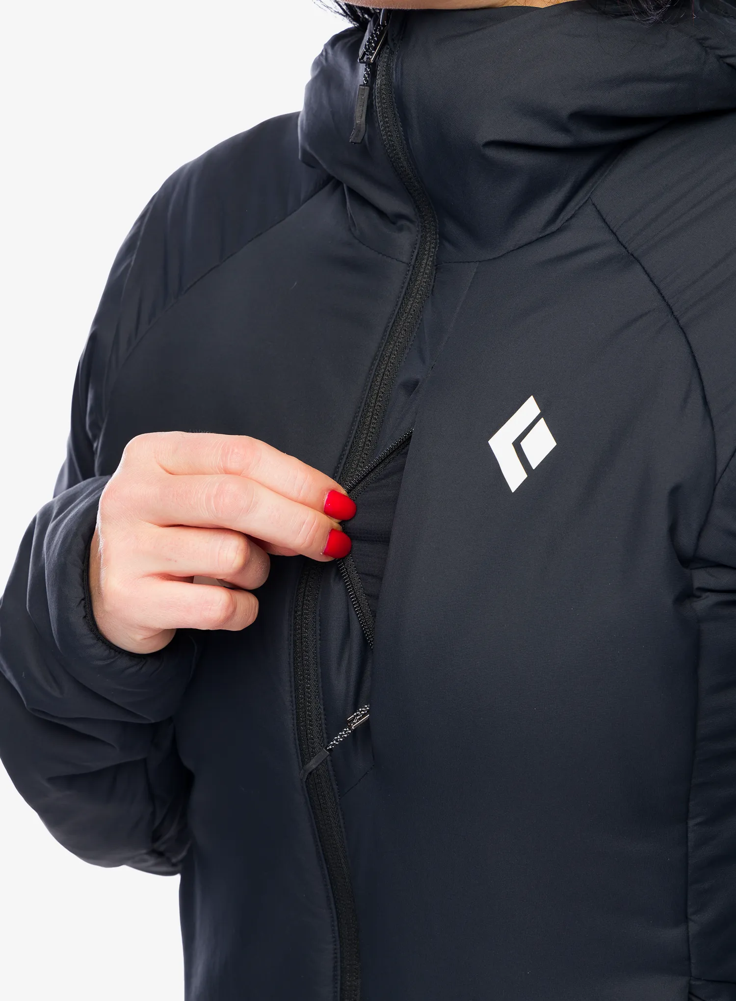 Jakna s postavom ženska Black Diamond First Light Stretch Hoody - blck