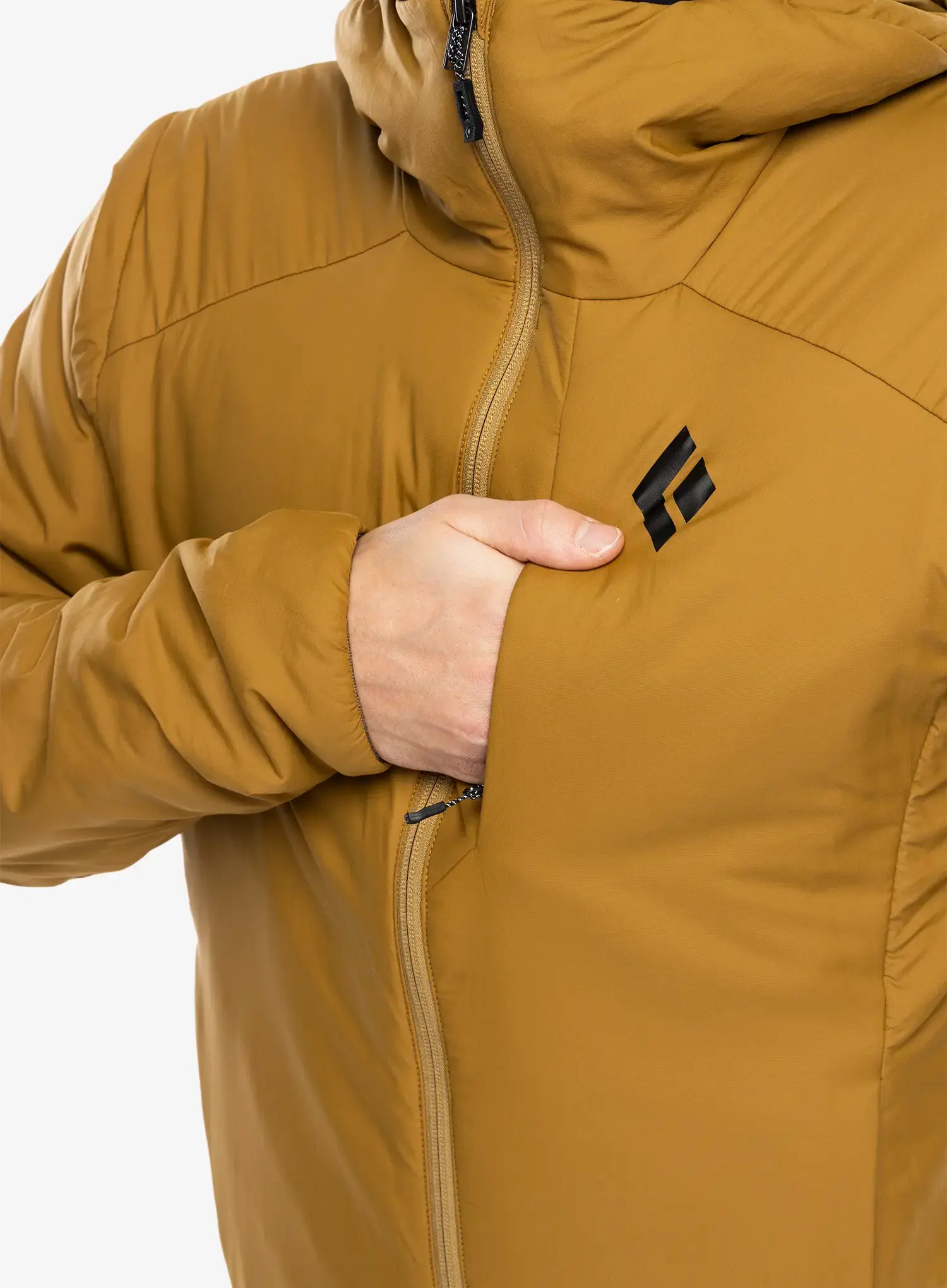 Jakna s postavom Black Diamond First Light Stretch Hoody - flax