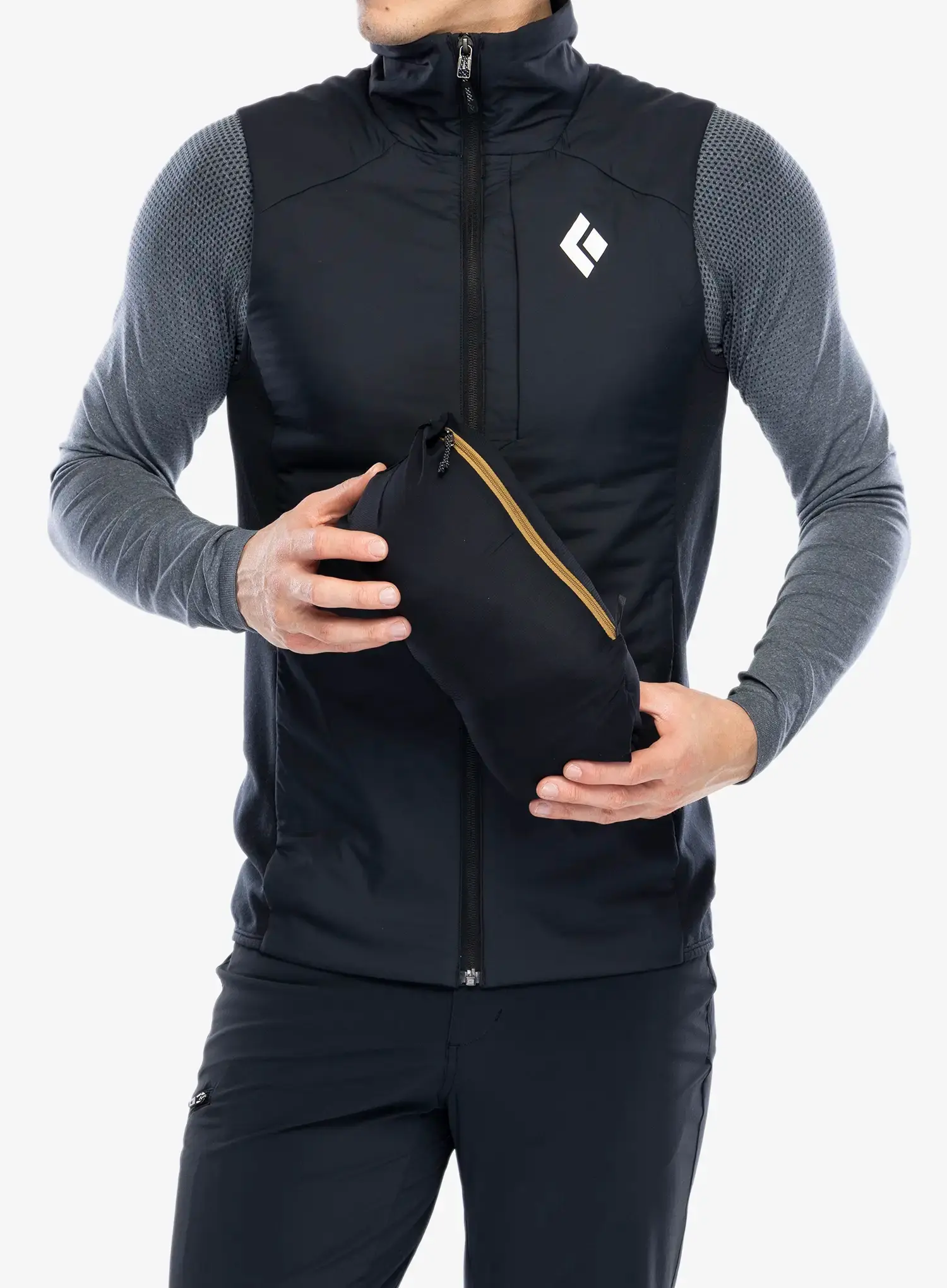 Jakna s postavom Black Diamond First Light Stretch Hoody - flax
