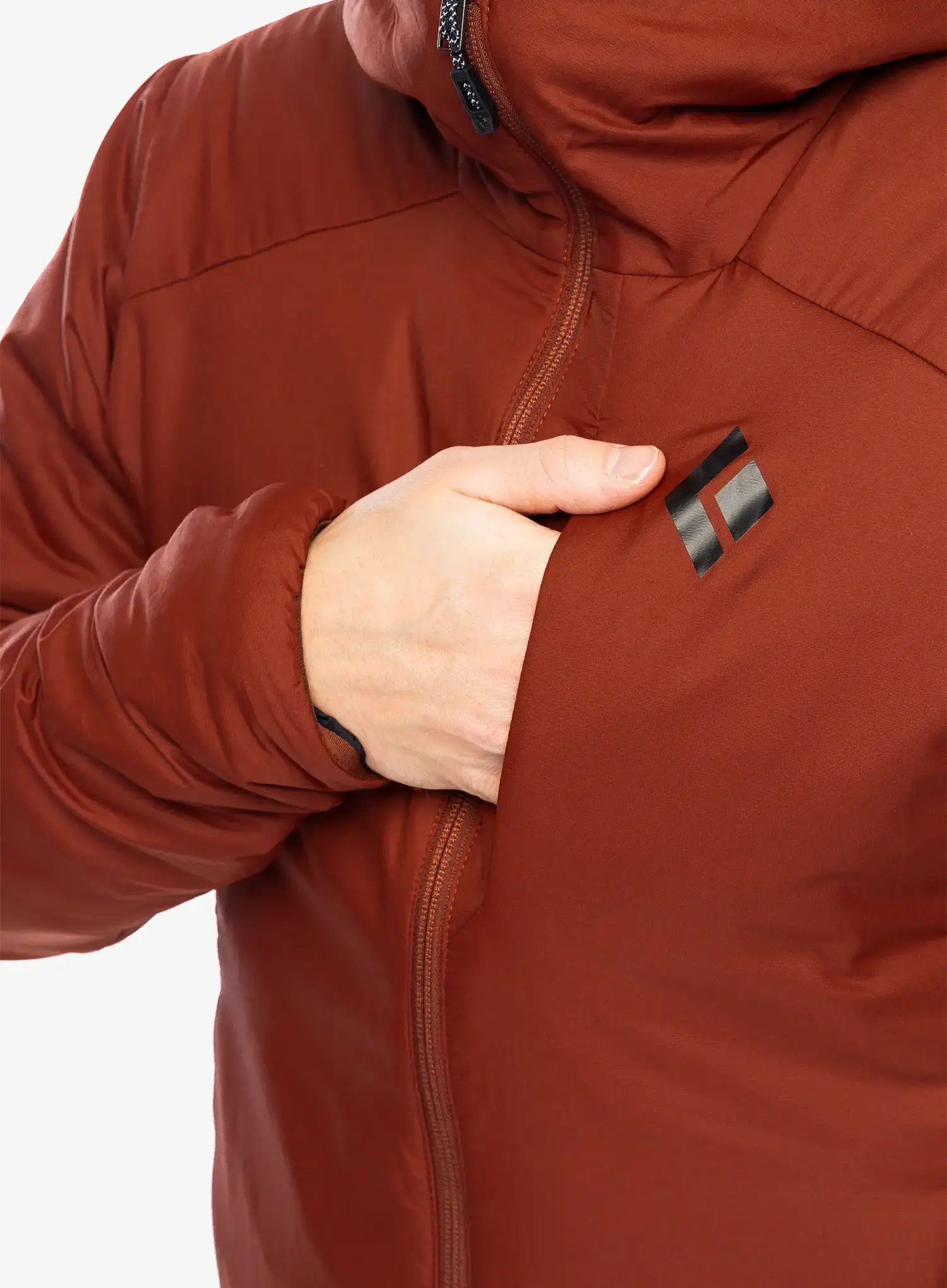 Jakna s postavom Black Diamond First Light Stretch Hoody - iron red
