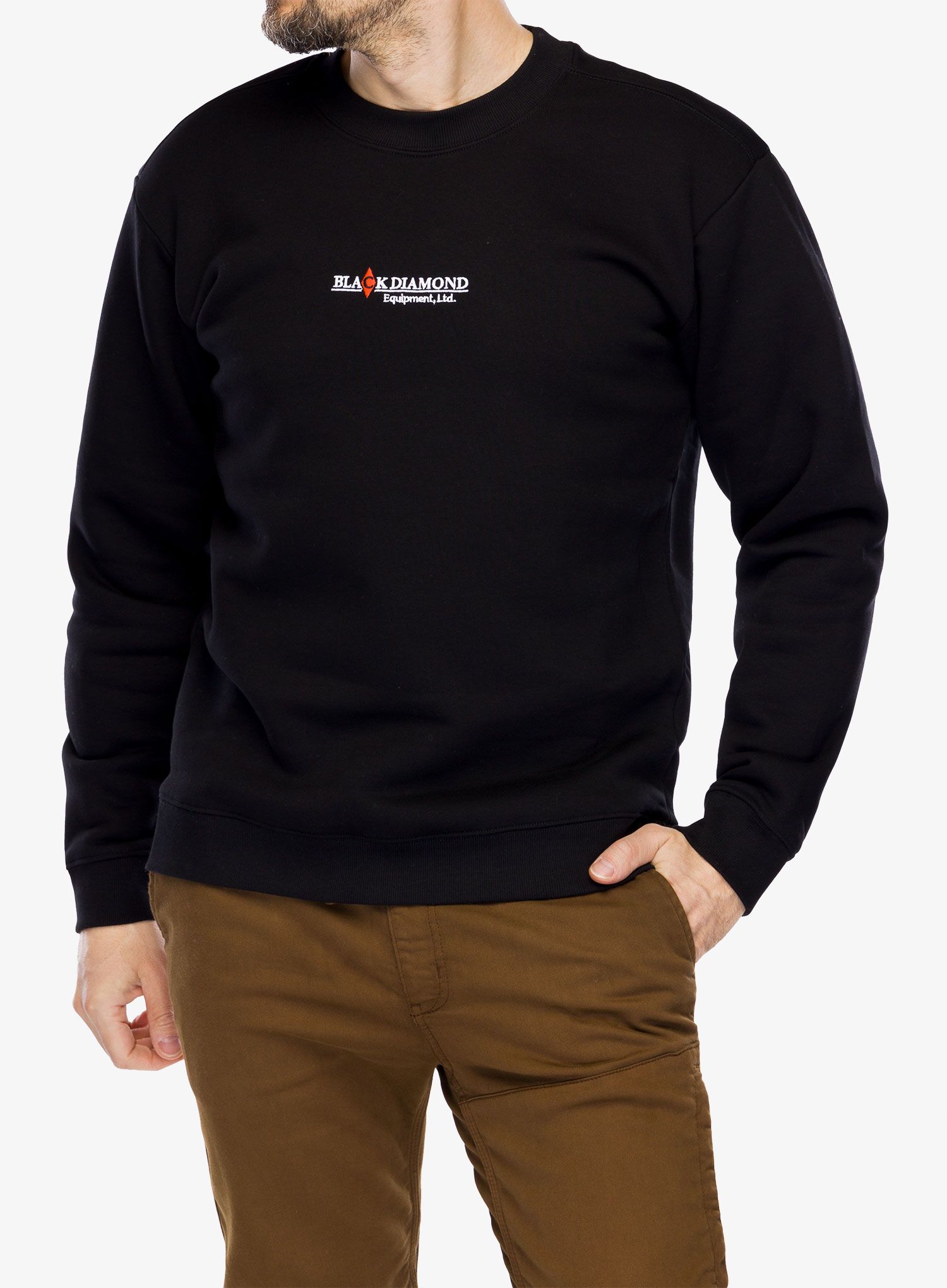 Dukserica Black Diamond Heritage Wordmark Crewneck - black