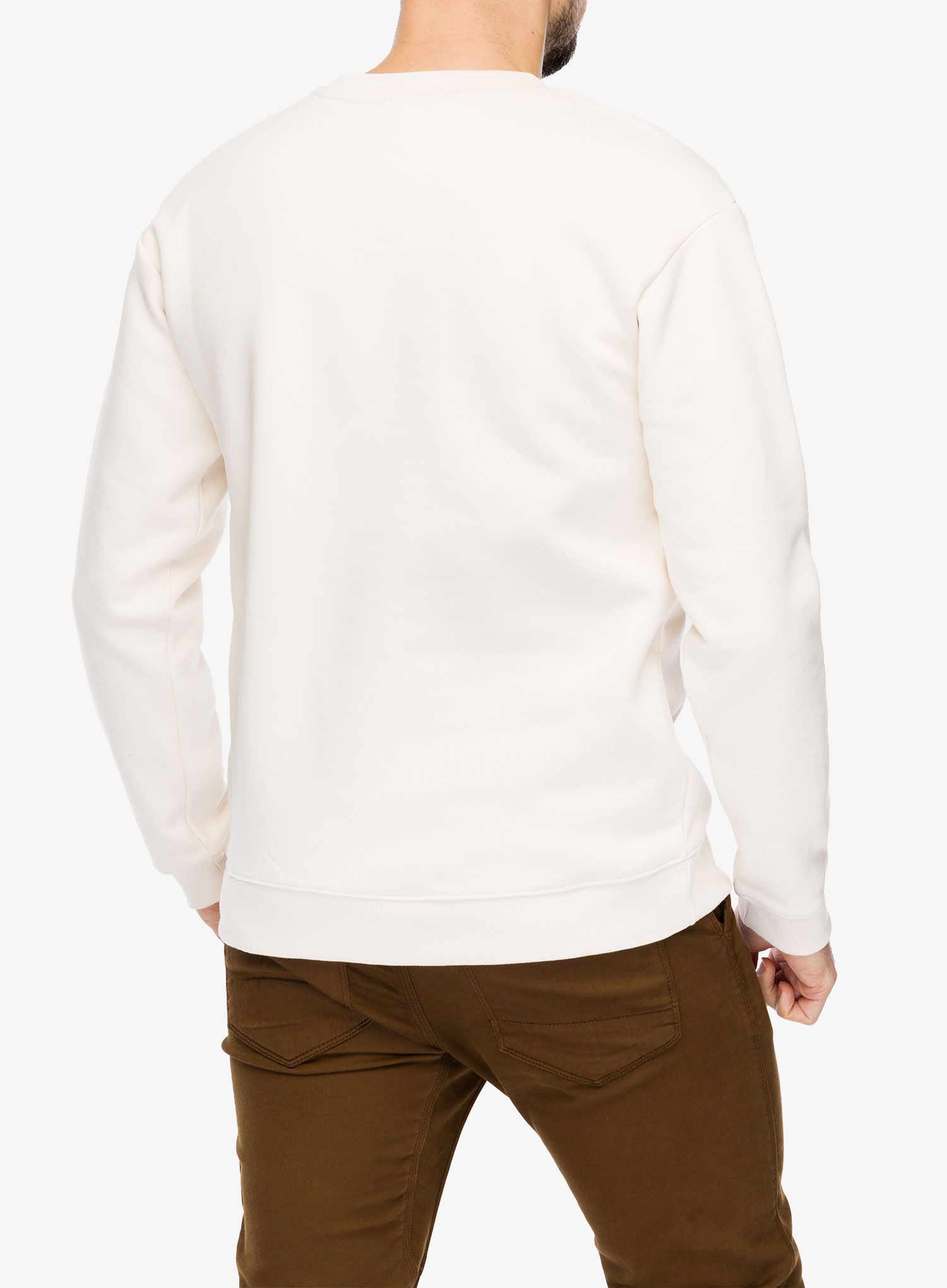 Dukserica Black Diamond Heritage Wordmark Crewneck - off white