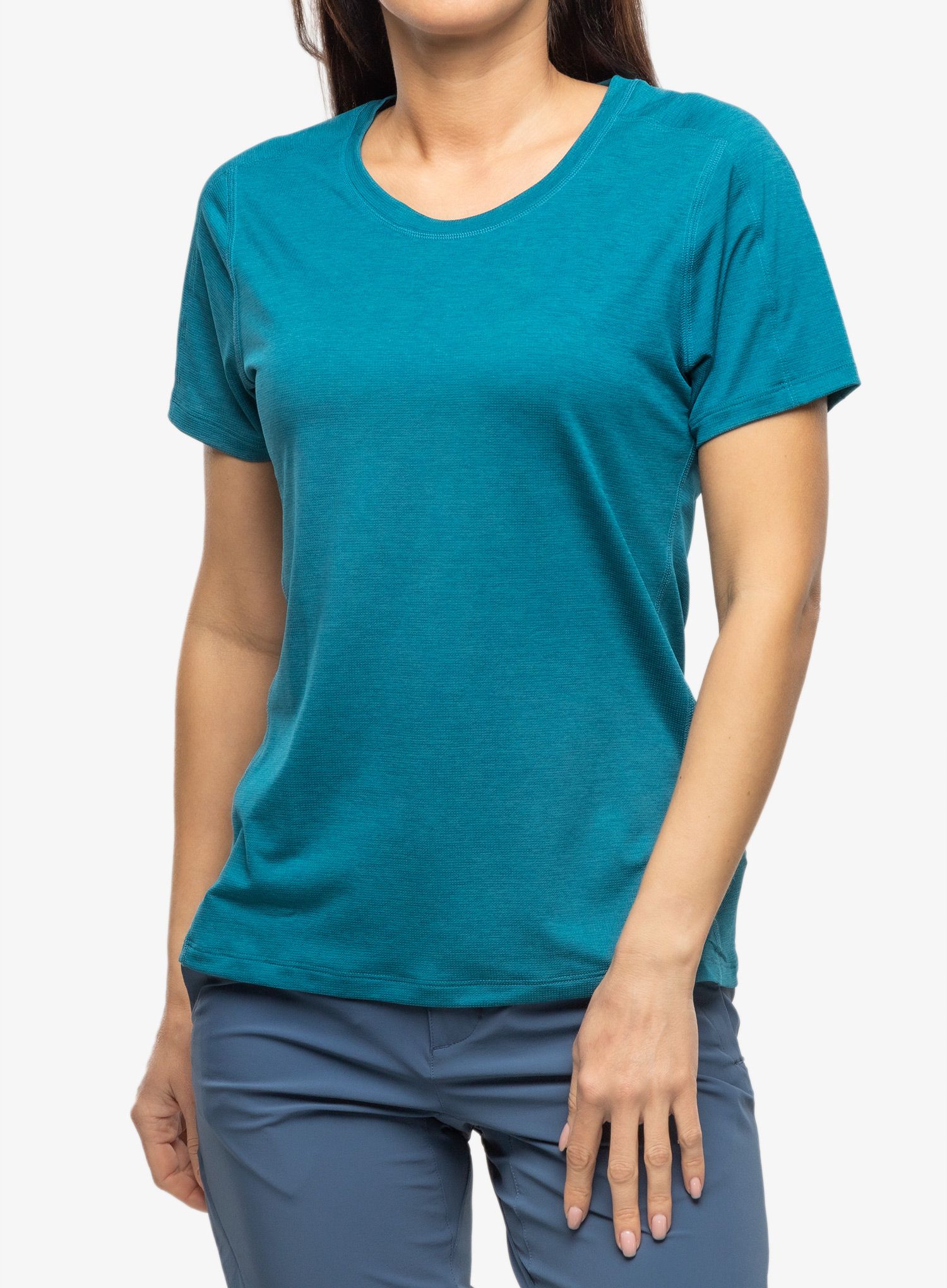 Ženska majica Black Diamond Lightwire SS Tech Tee - dark caribbean