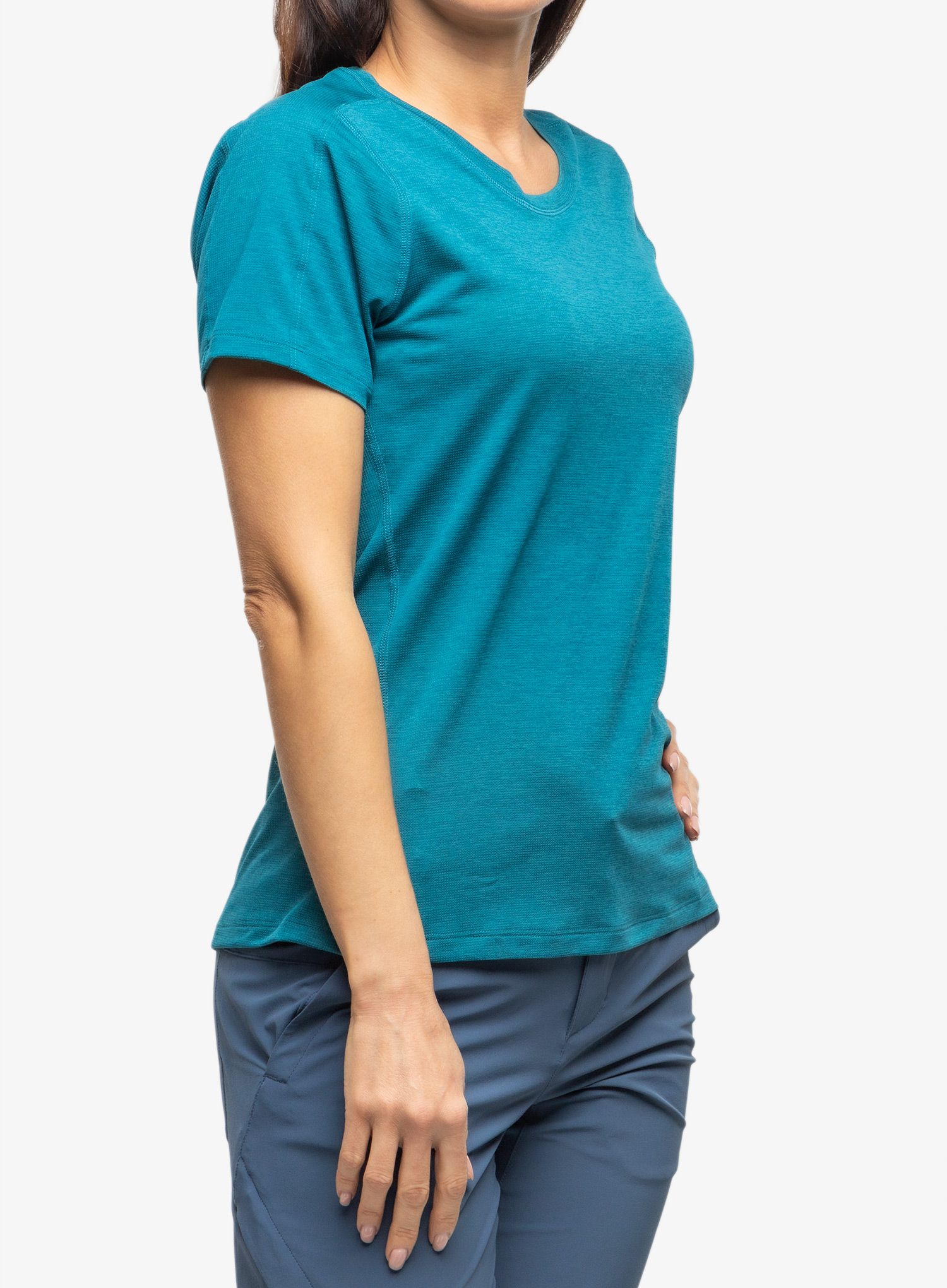 Ženska majica Black Diamond Lightwire SS Tech Tee - dark caribbean