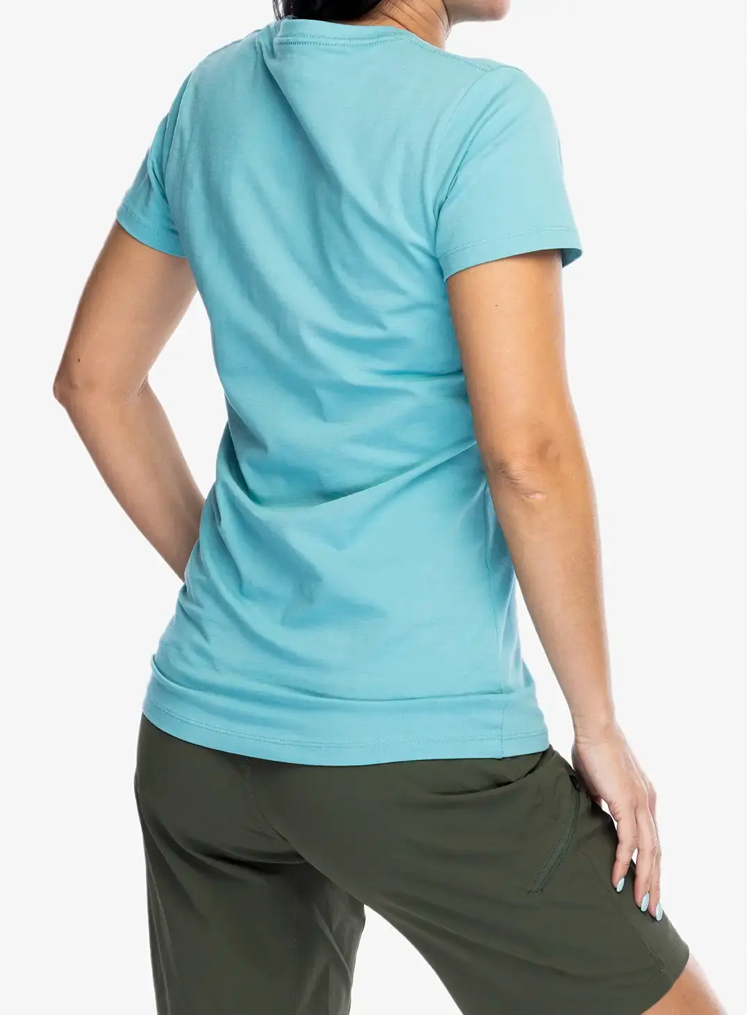 Ženska pamučna majica Black Diamond Luminary SS Tee - coastal blue