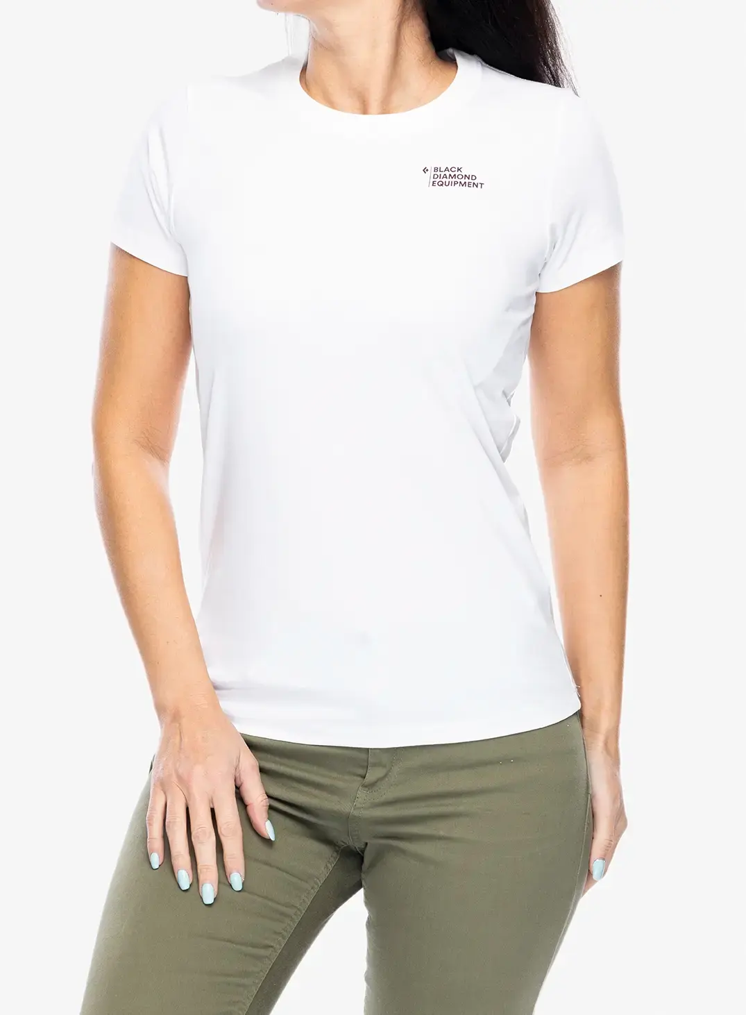 Ženska majica s tiskom Black Diamond Multi Sport Tee S/S - white