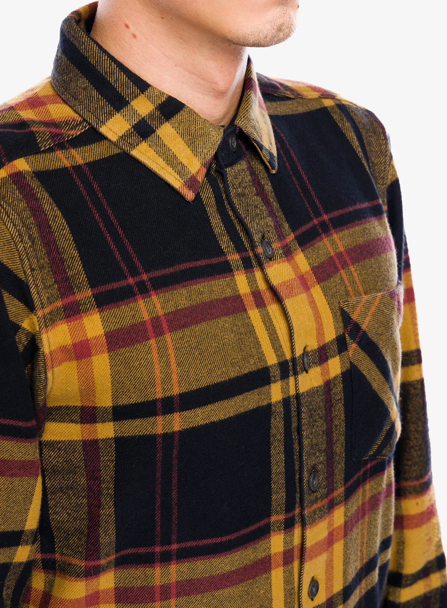 Planinarska košulja Black Diamond Project Flannel - black/flax plaid