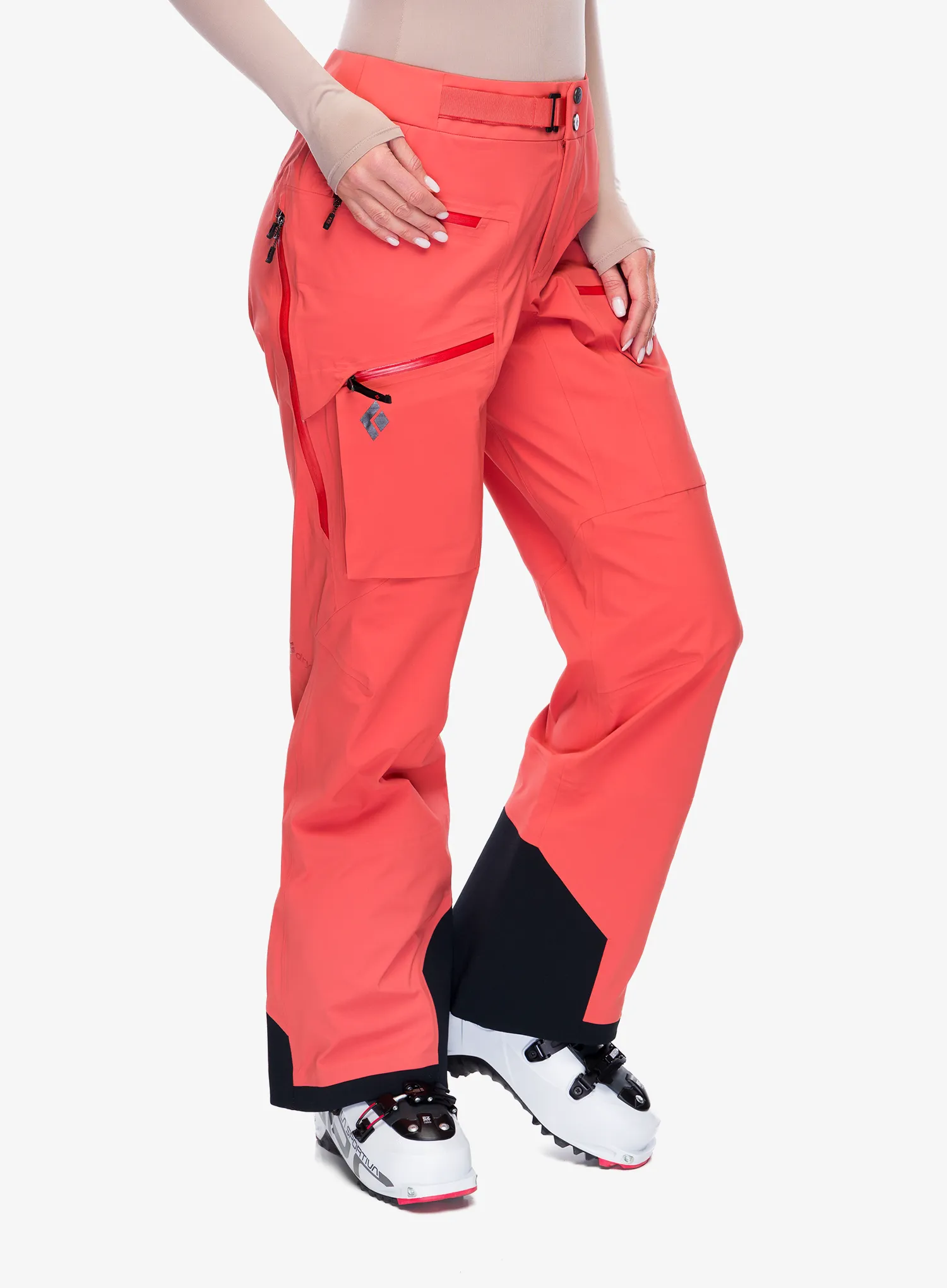 Ženske skijaške hlače Black Diamond Recon LT Pants - baja sunrise