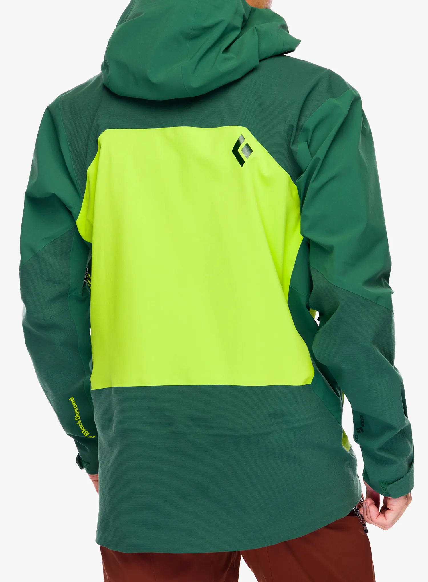Jakna Black Diamond Recon Stretch Pro Shell - mountain forest/lime green
