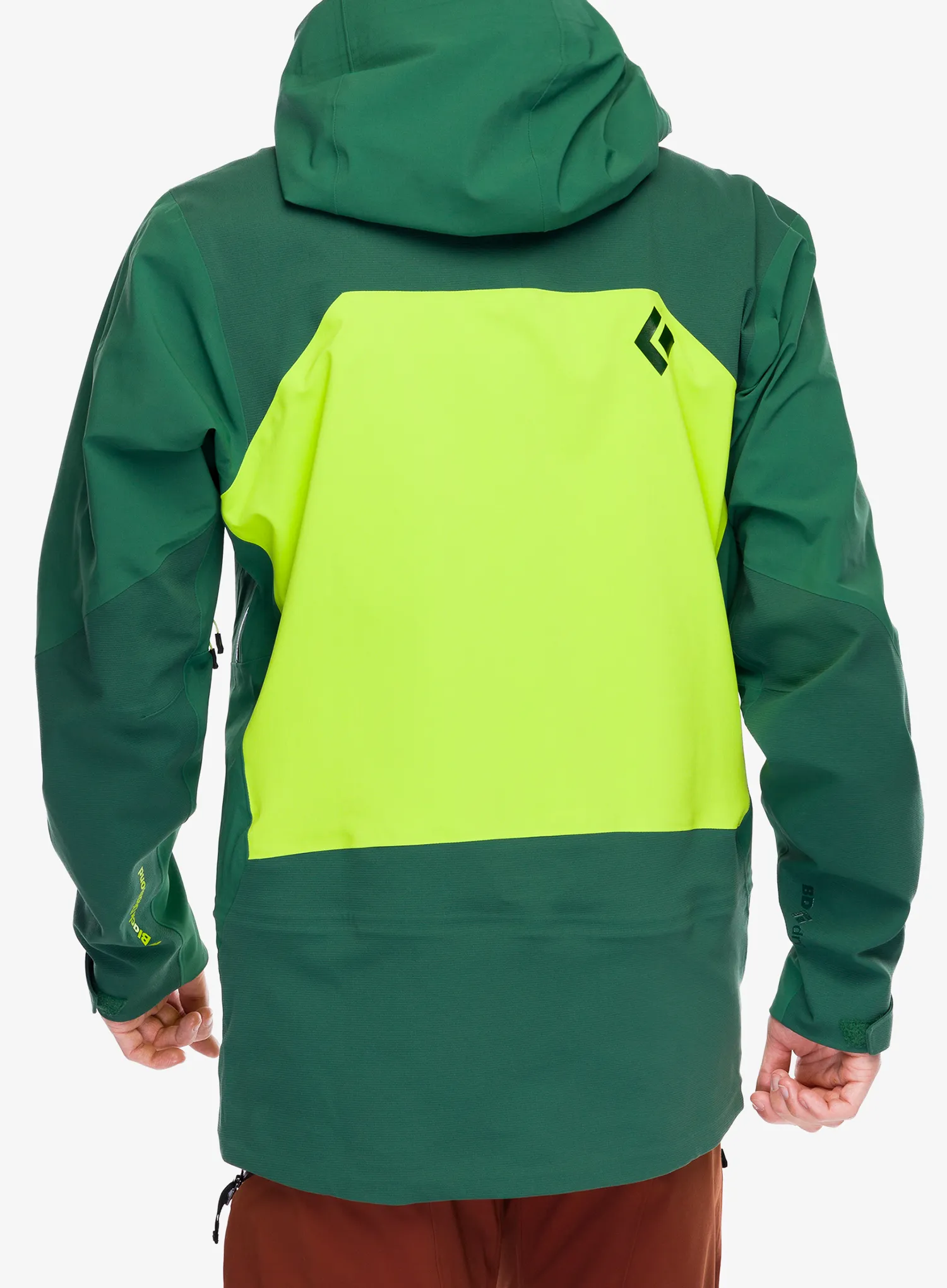Jakna Black Diamond Recon Stretch Pro Shell - mountain forest/lime green