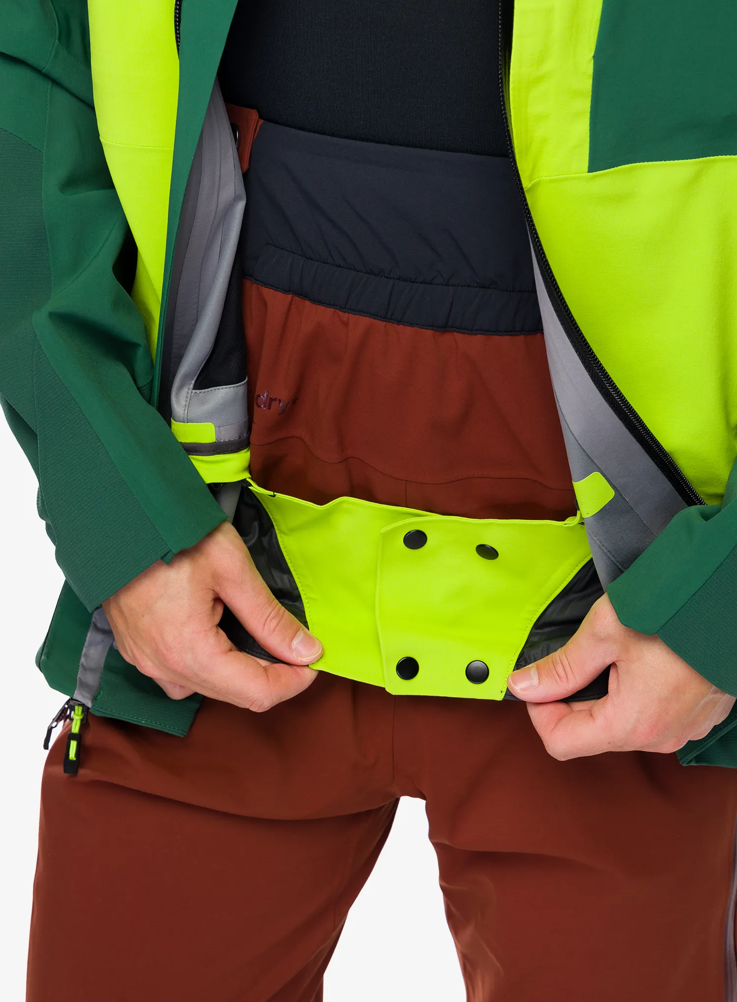 Jakna Black Diamond Recon Stretch Pro Shell - mountain forest/lime green