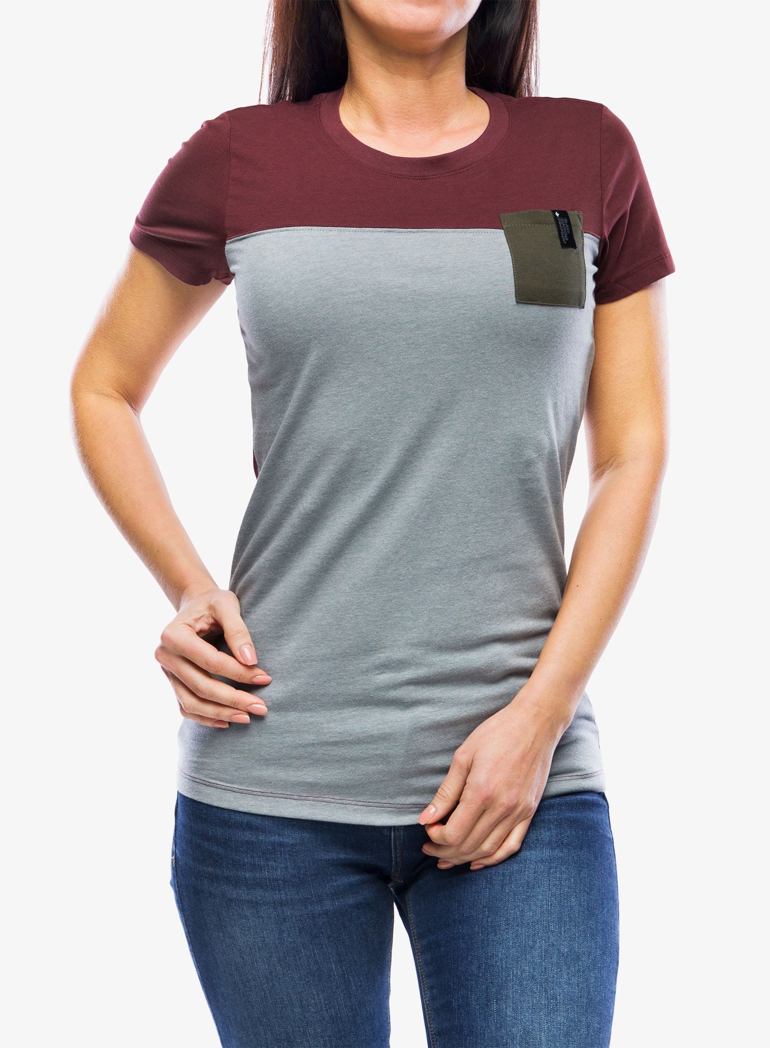 Ženska majica Black Diamond SS Campus Tee - storm blue/port cypress
