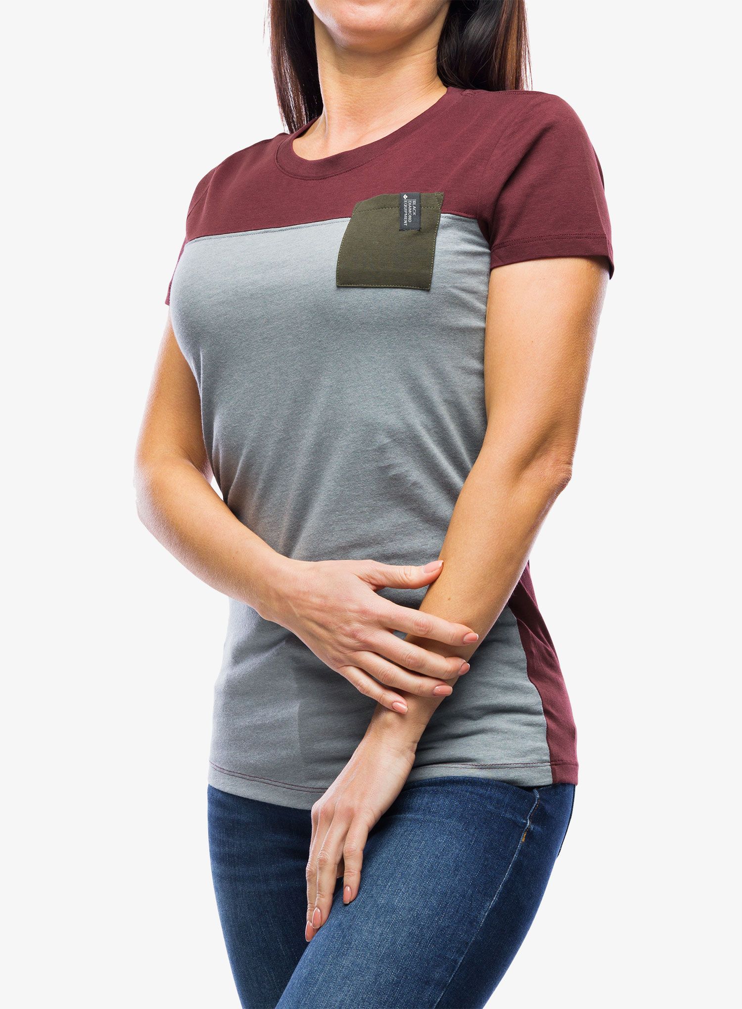 Ženska majica Black Diamond SS Campus Tee - storm blue/port cypress