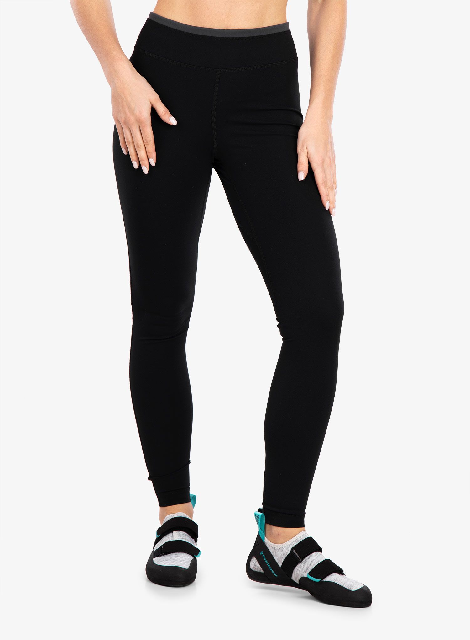 Penjačke tajice Black Diamond Session Tights - black