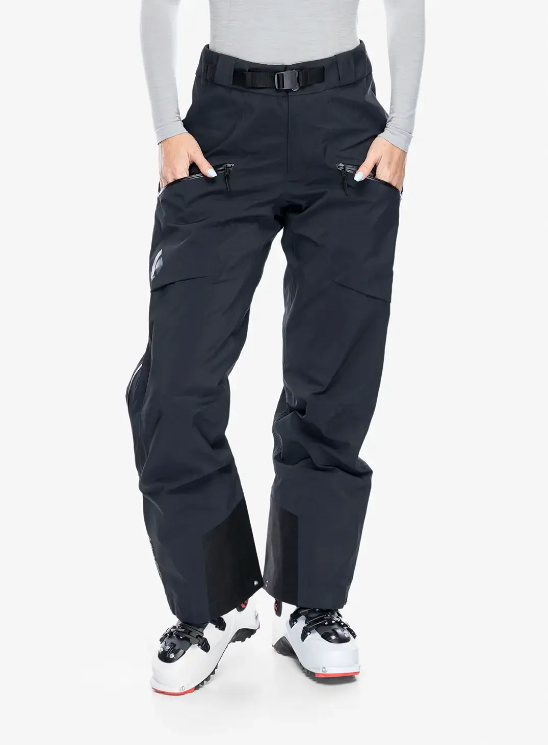 Ženske skijaške hlače Black Diamond Sharp End Pants - black