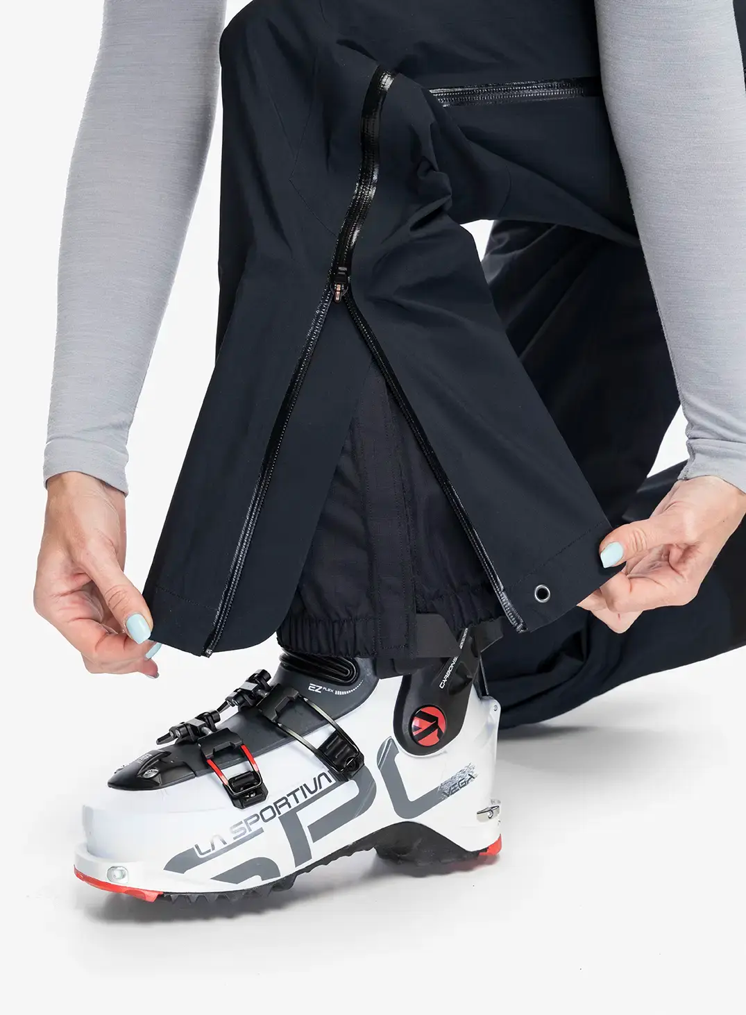 Ženske skijaške hlače Black Diamond Sharp End Pants - black