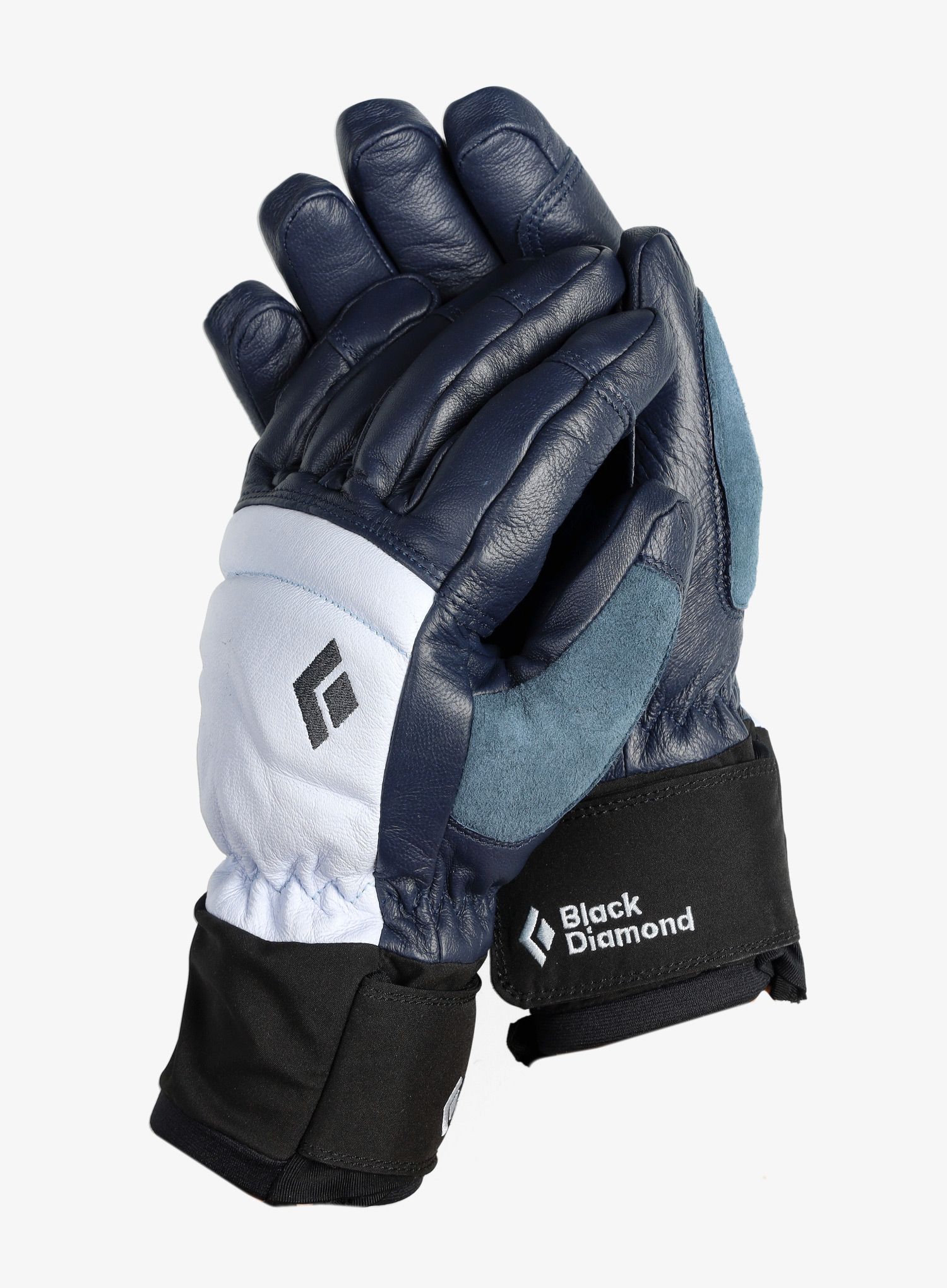 Ženske skijaške rukavice Black Diamond Spark Gloves - charcoal/belay blue