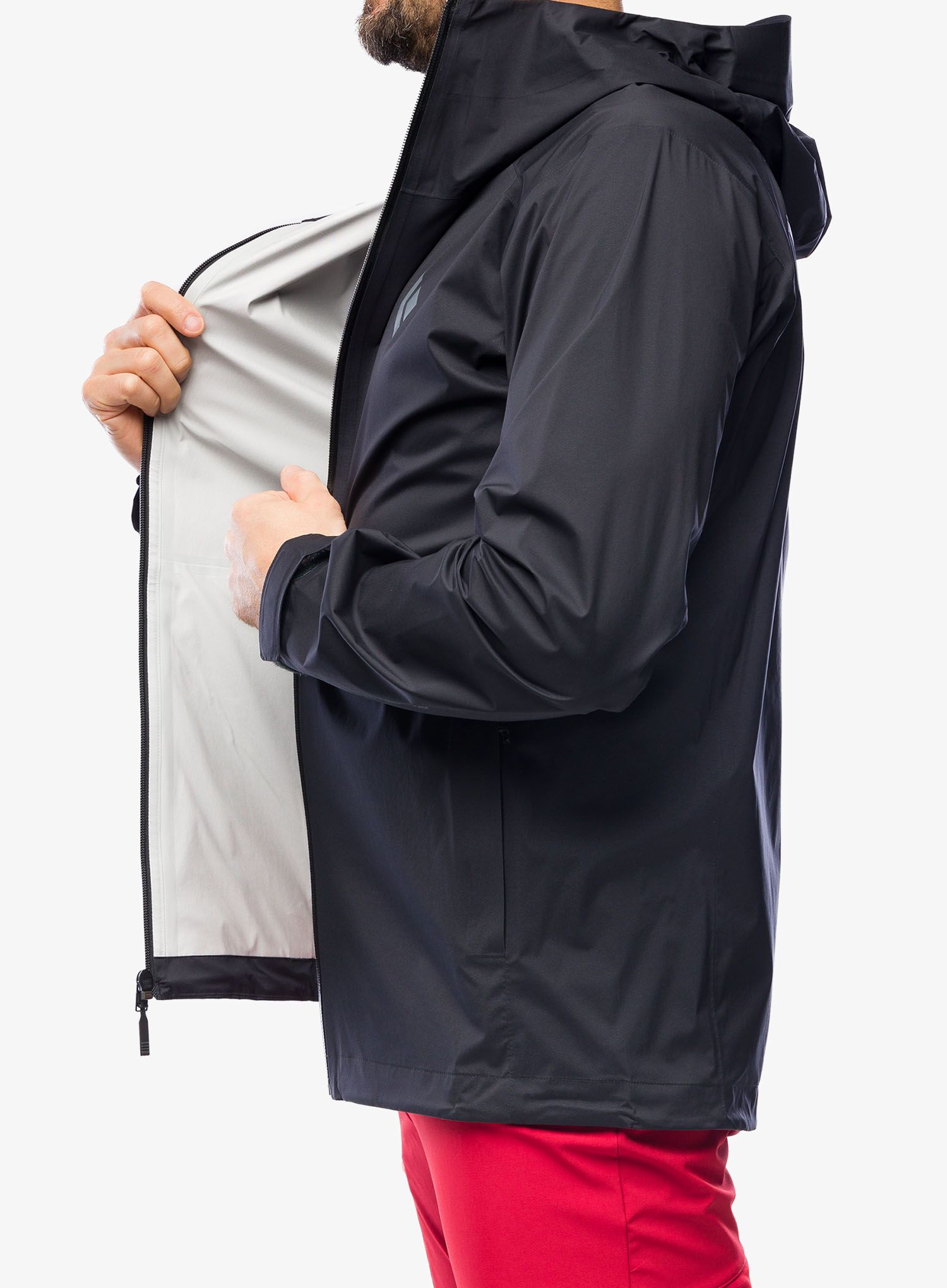 Jakna Black Diamond StormLine Stretch Rain Shell - black