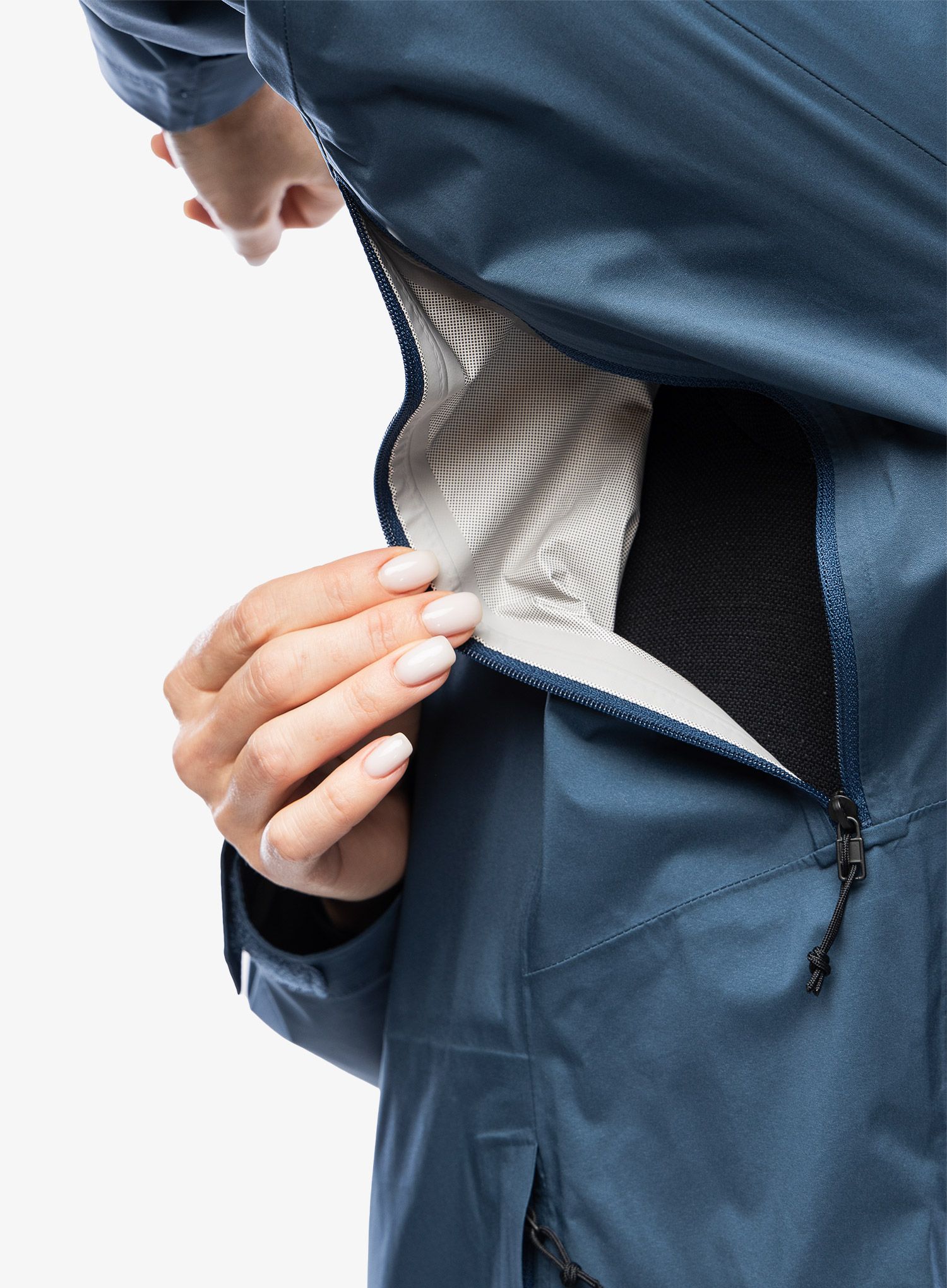 Ženska jakna Black Diamond Stormline Stretch Rain Shell - ink blue