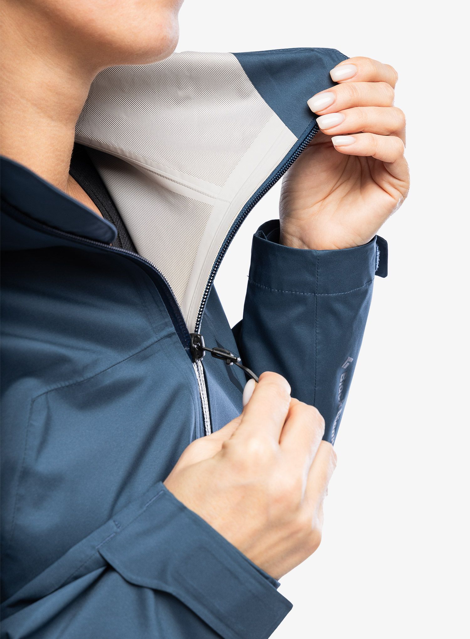 Ženska jakna Black Diamond Stormline Stretch Rain Shell - ink blue