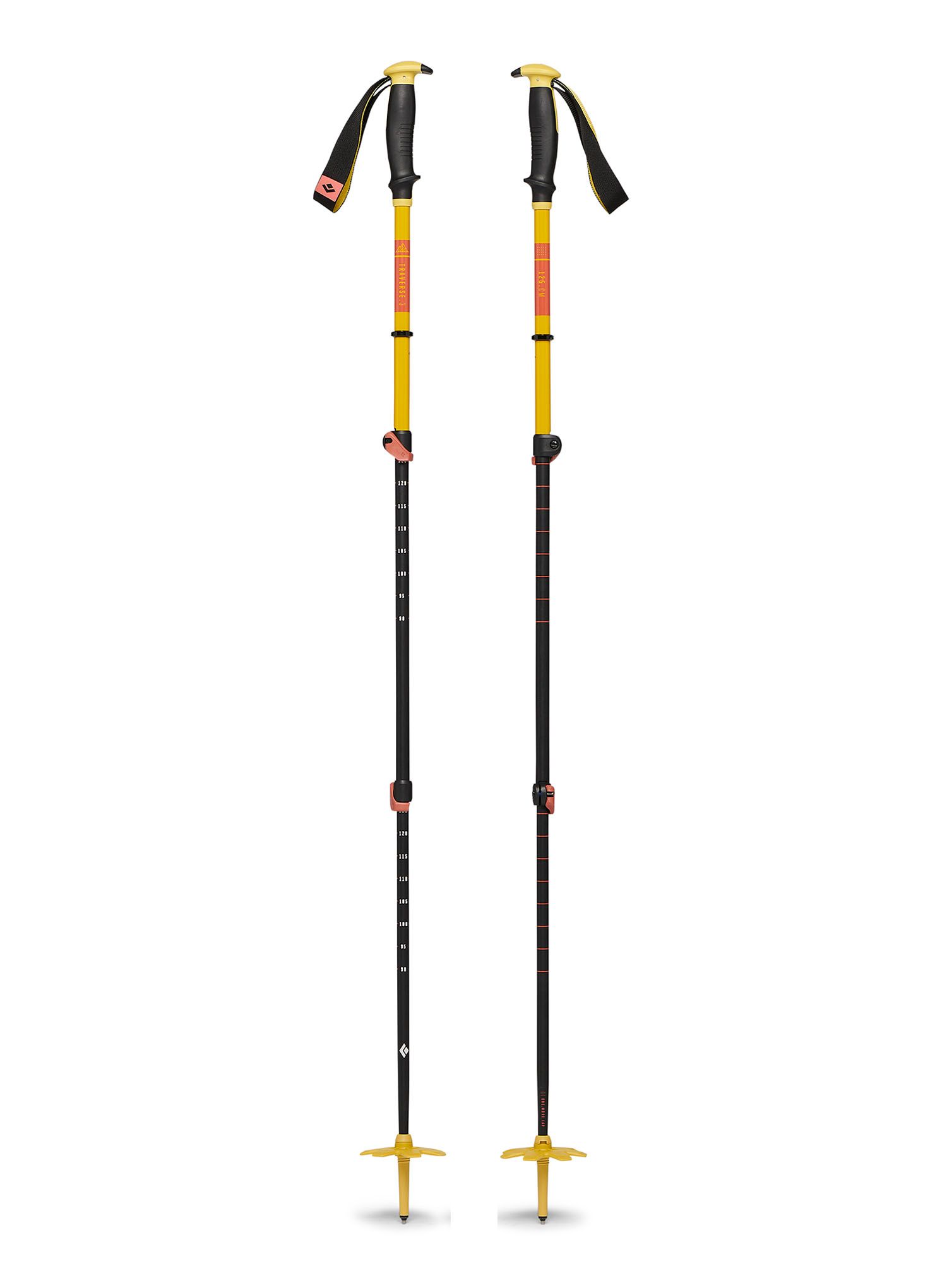 Štapovi za turno skijanje Black Diamond Traverse 3 Ski Poles - sulphur green