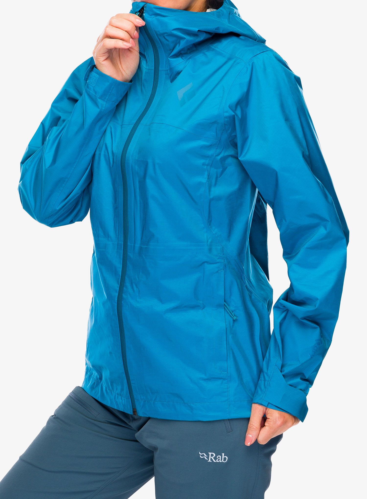 Ženska jakna Black Diamond Treeline Rain Shell - azul