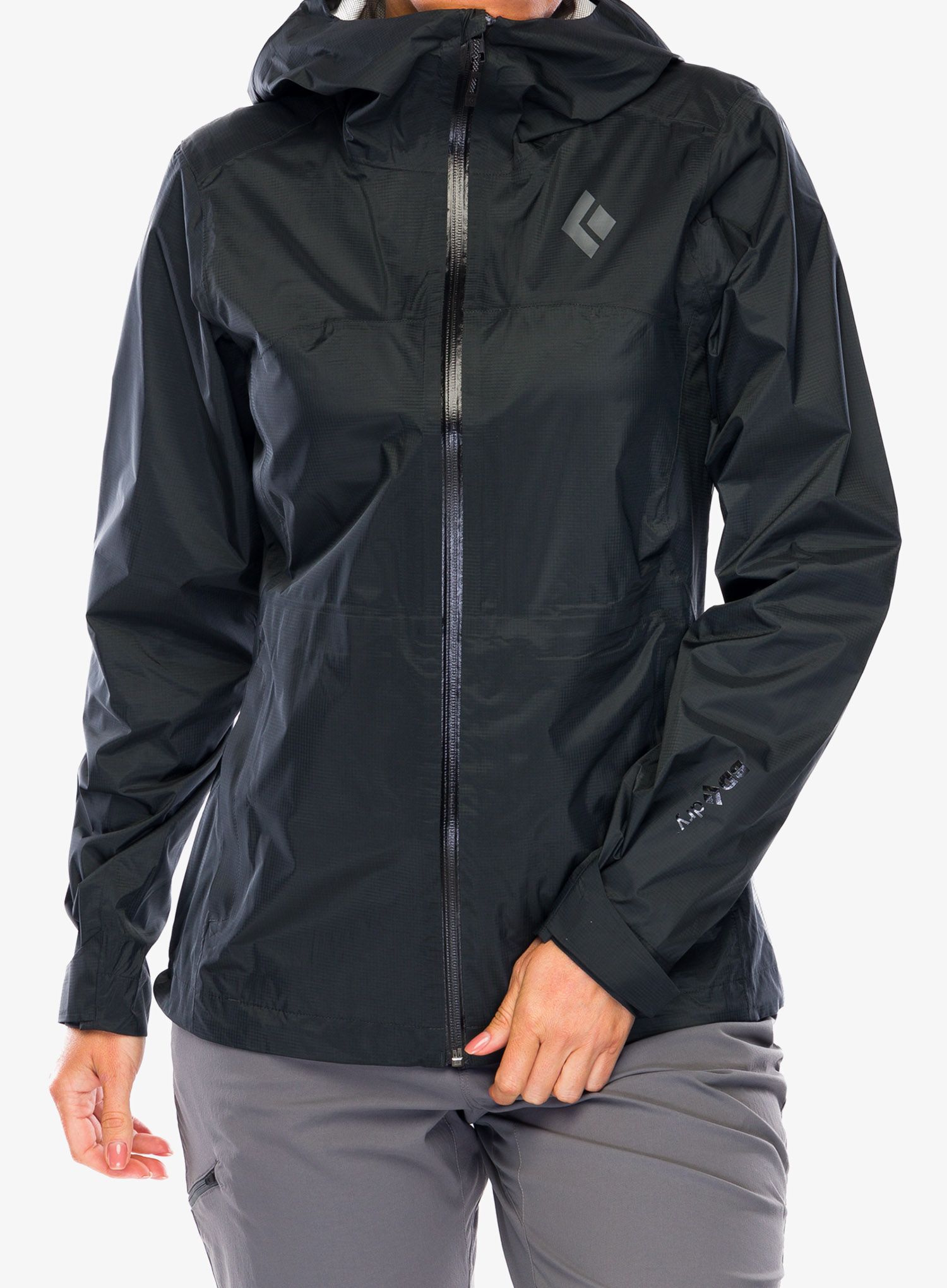 Ženska jakna Black Diamond Treeline Rain Shell - black
