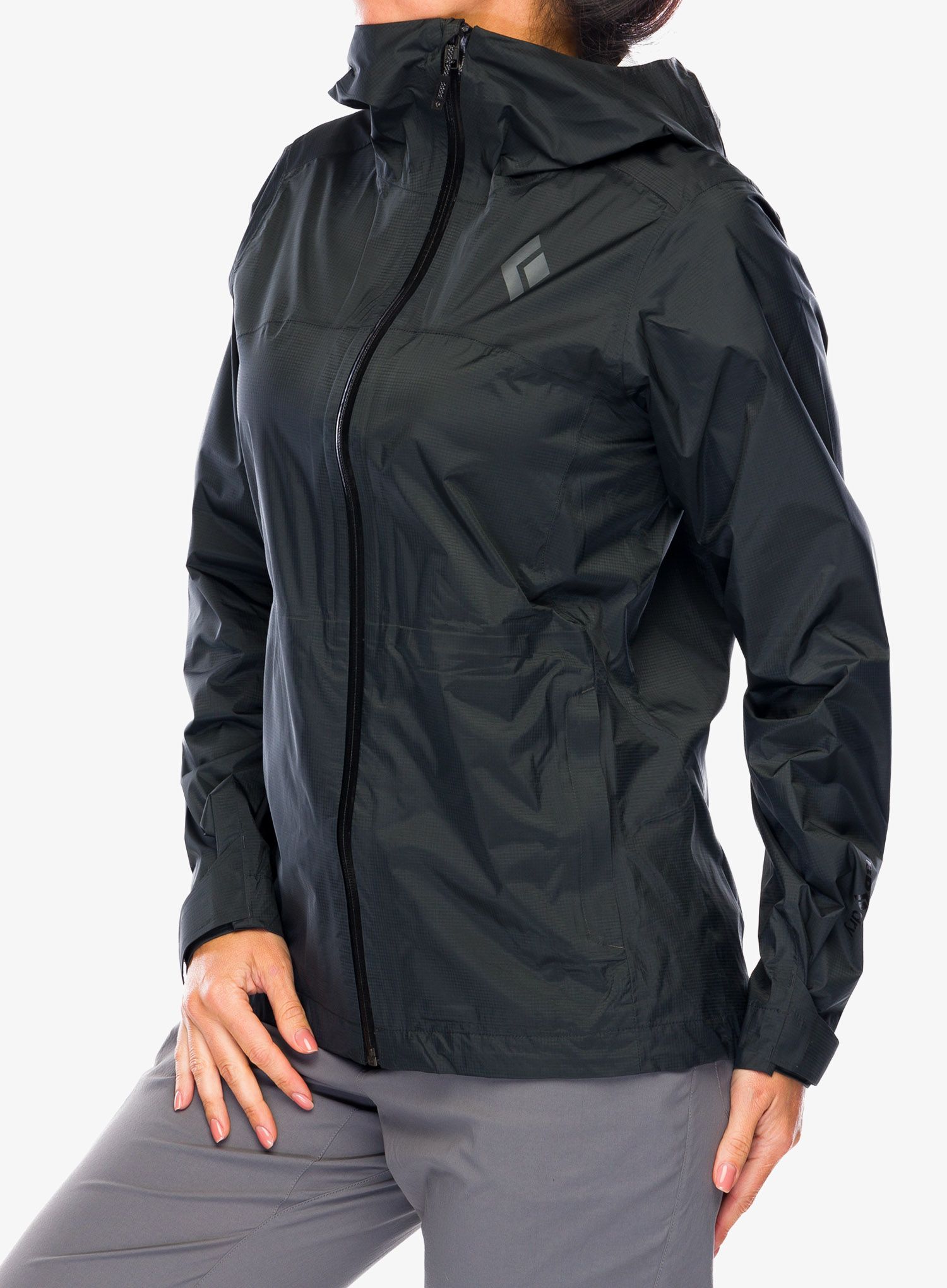 Ženska jakna Black Diamond Treeline Rain Shell - black