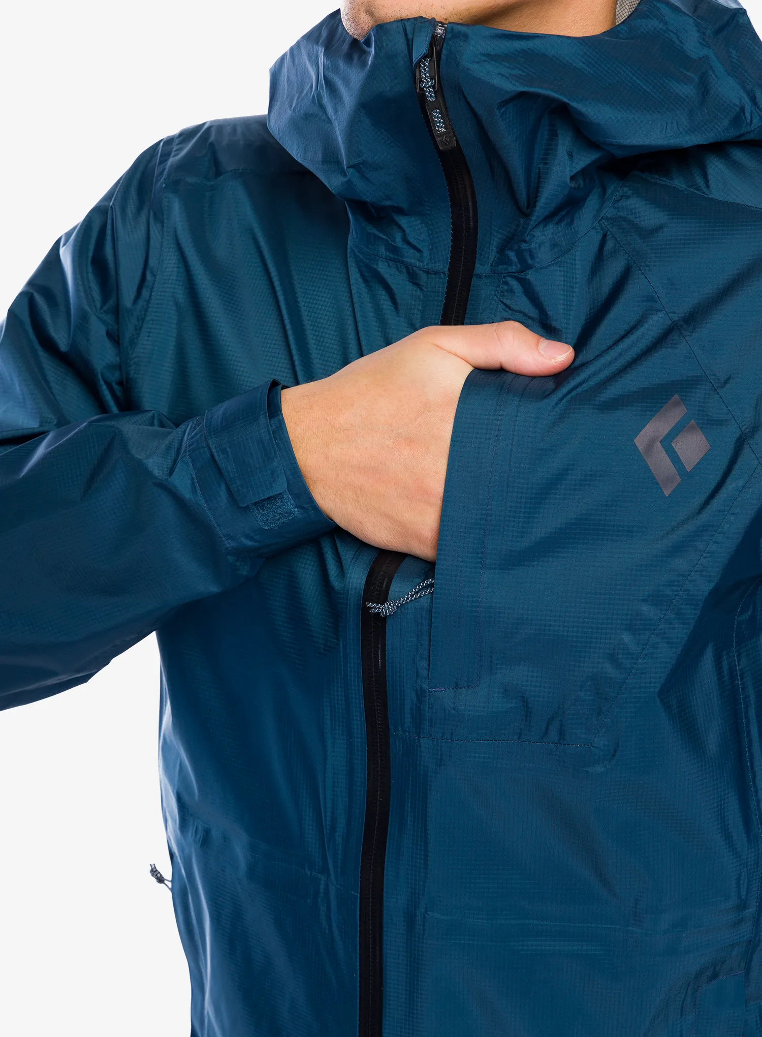 Kišna jakna Black Diamond Treeline Rain Shell - indigo