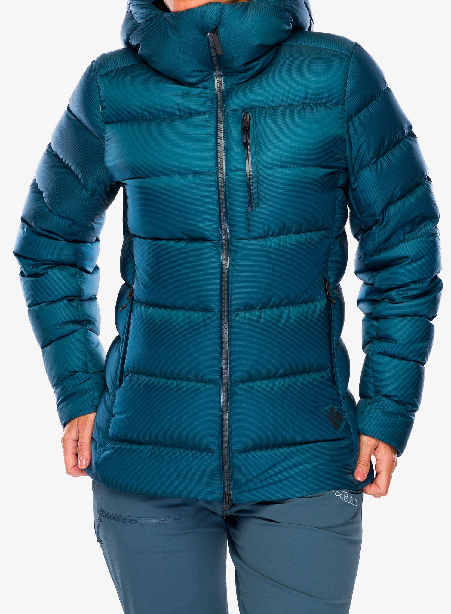 Ženska perjana jakna Black Diamond Vision Down Parka - azurite