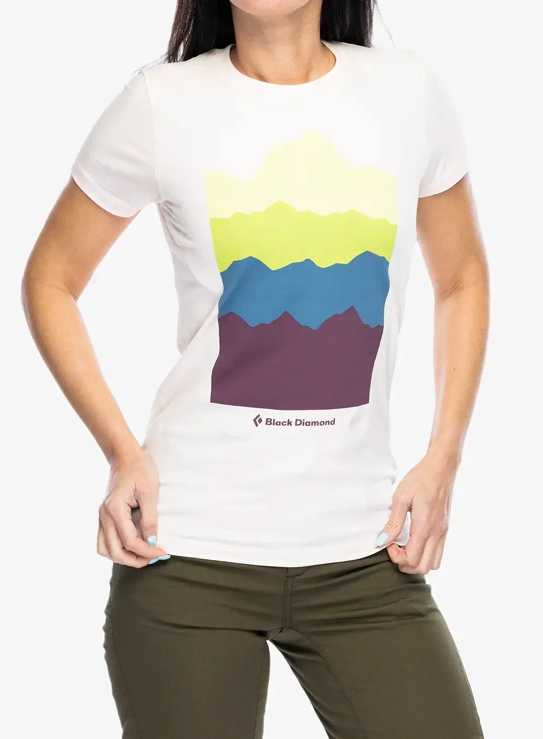 Ženska pamučna majica Black Diamond Vista Tee - ice pink