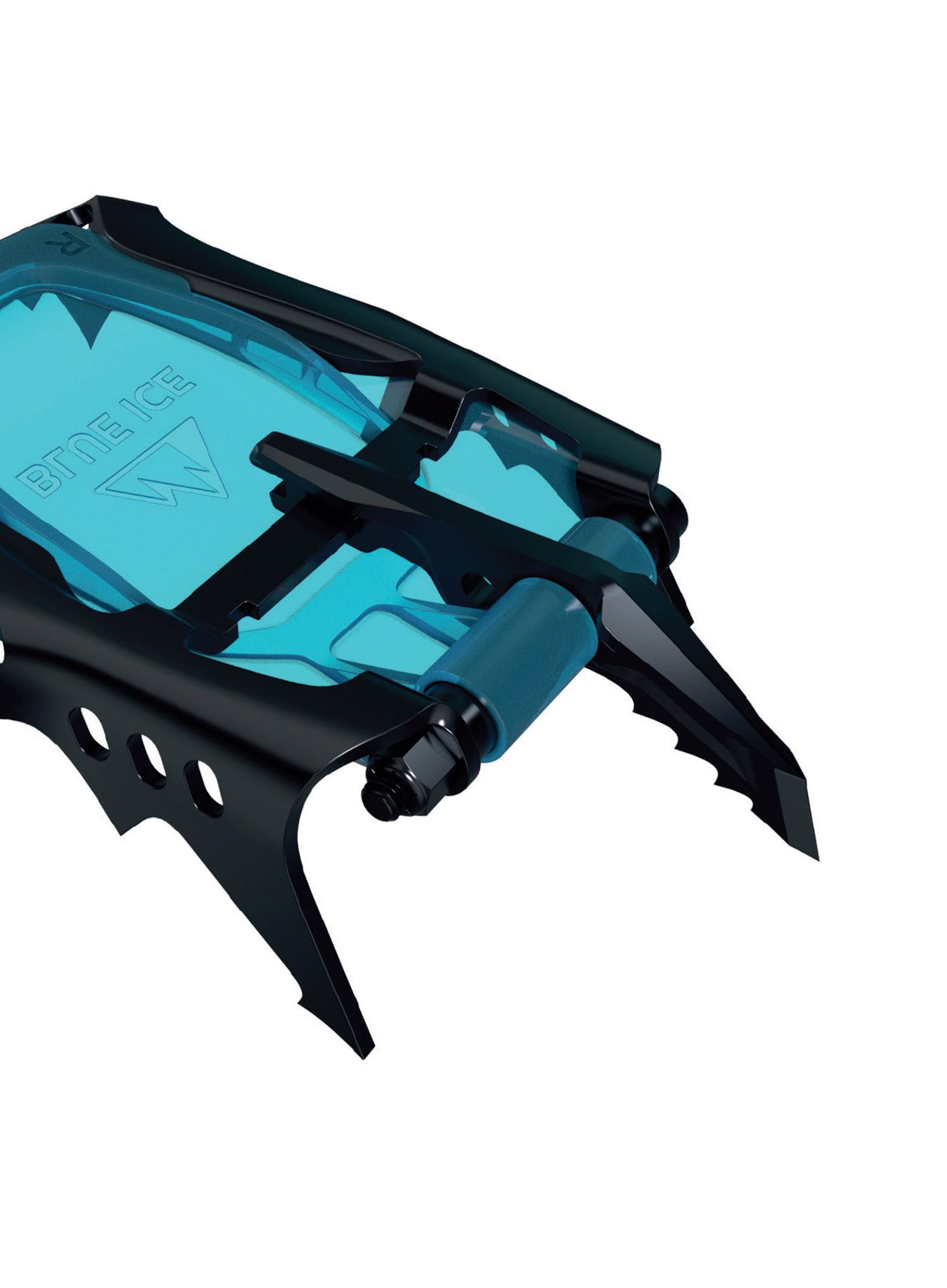 Prednji zubi za dereze Blue Ice Harfang Tech Front Rail - black
