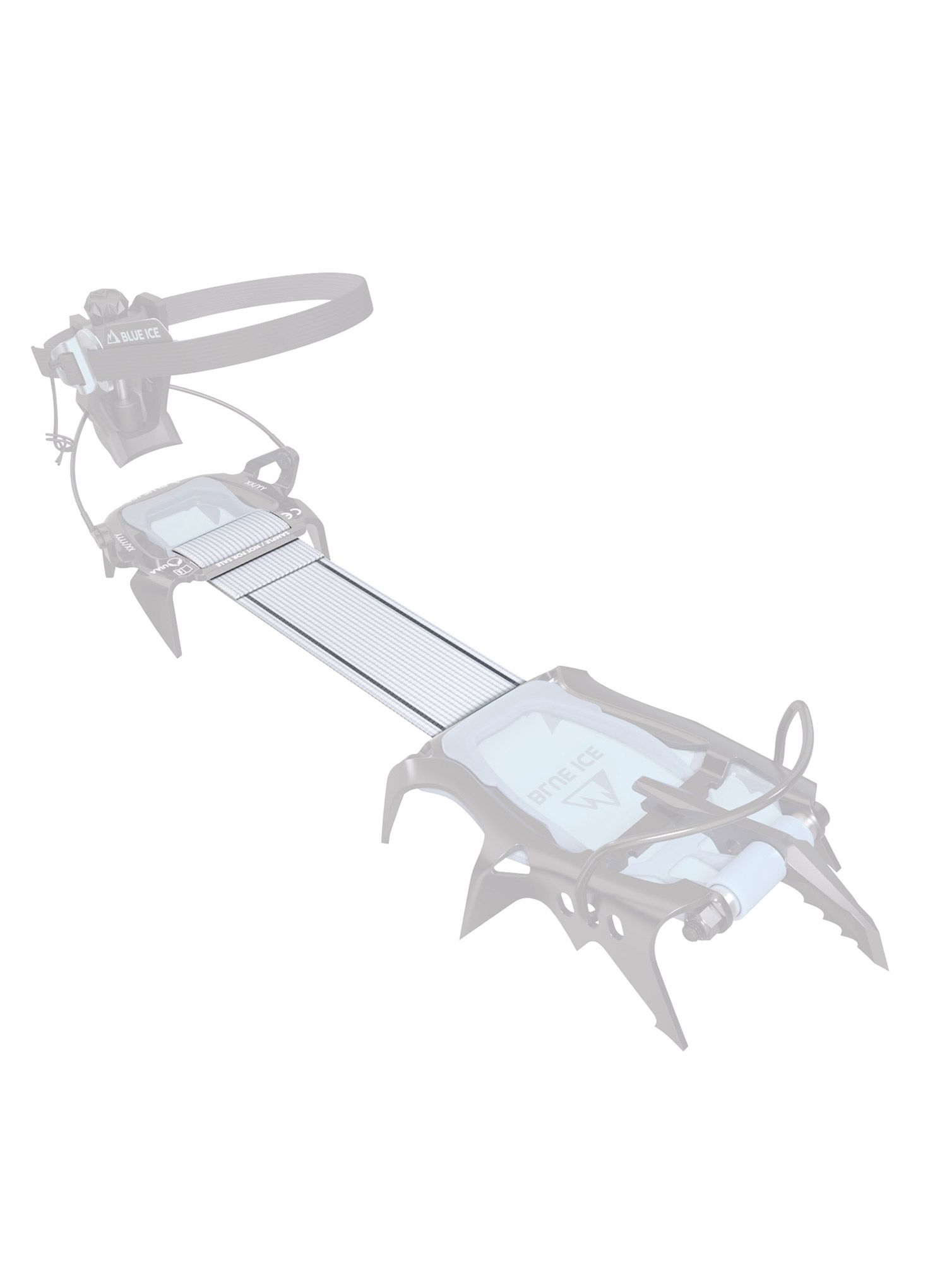 Remen Blue Ice Short Center Strap - white