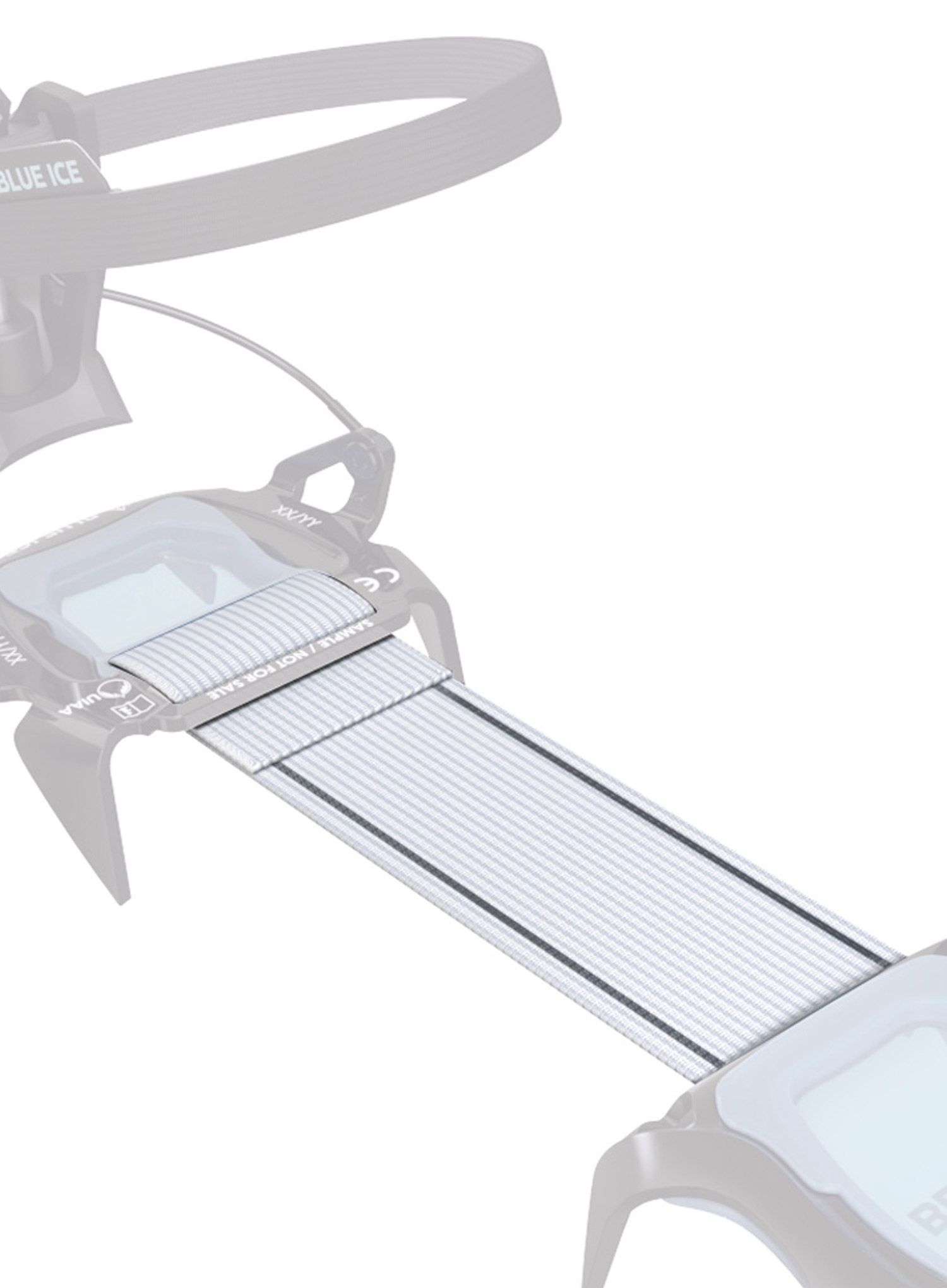 Remen Blue Ice Short Center Strap - white