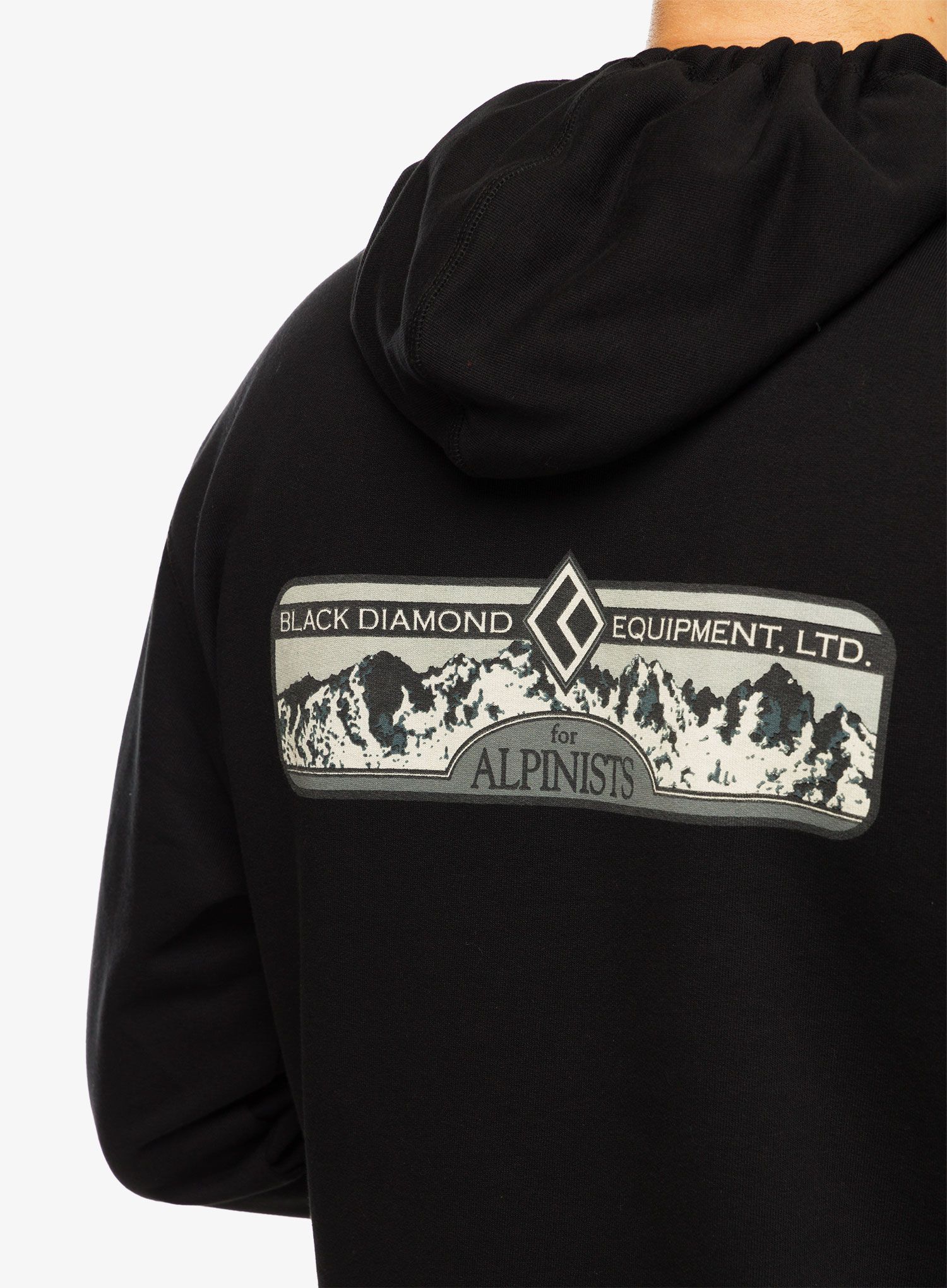 Dukserica Black Diamond Heritage Equipment For Alpinists Hoody - black
