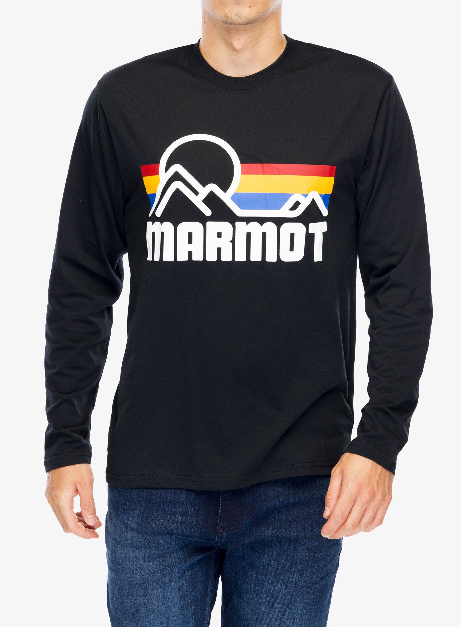Dukserica Marmot Coastal Tee LS - black/multi