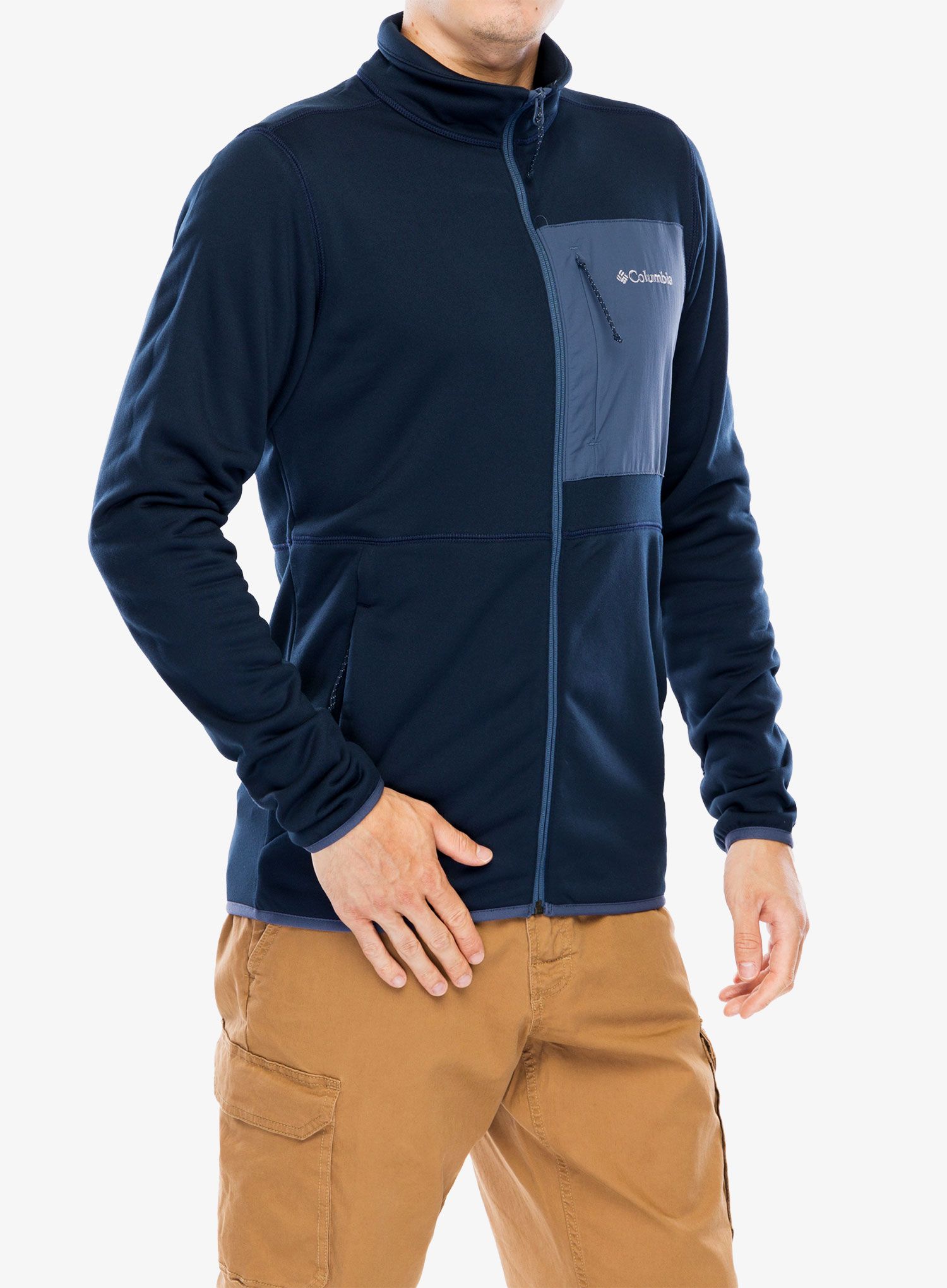 Dukserica Columbia Hike Full Zip - collegiate navy/mountain blue