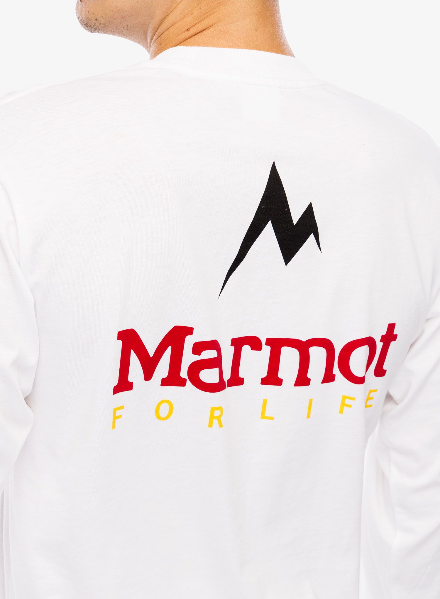 Dukserica Marmot For Life Tee LS - white
