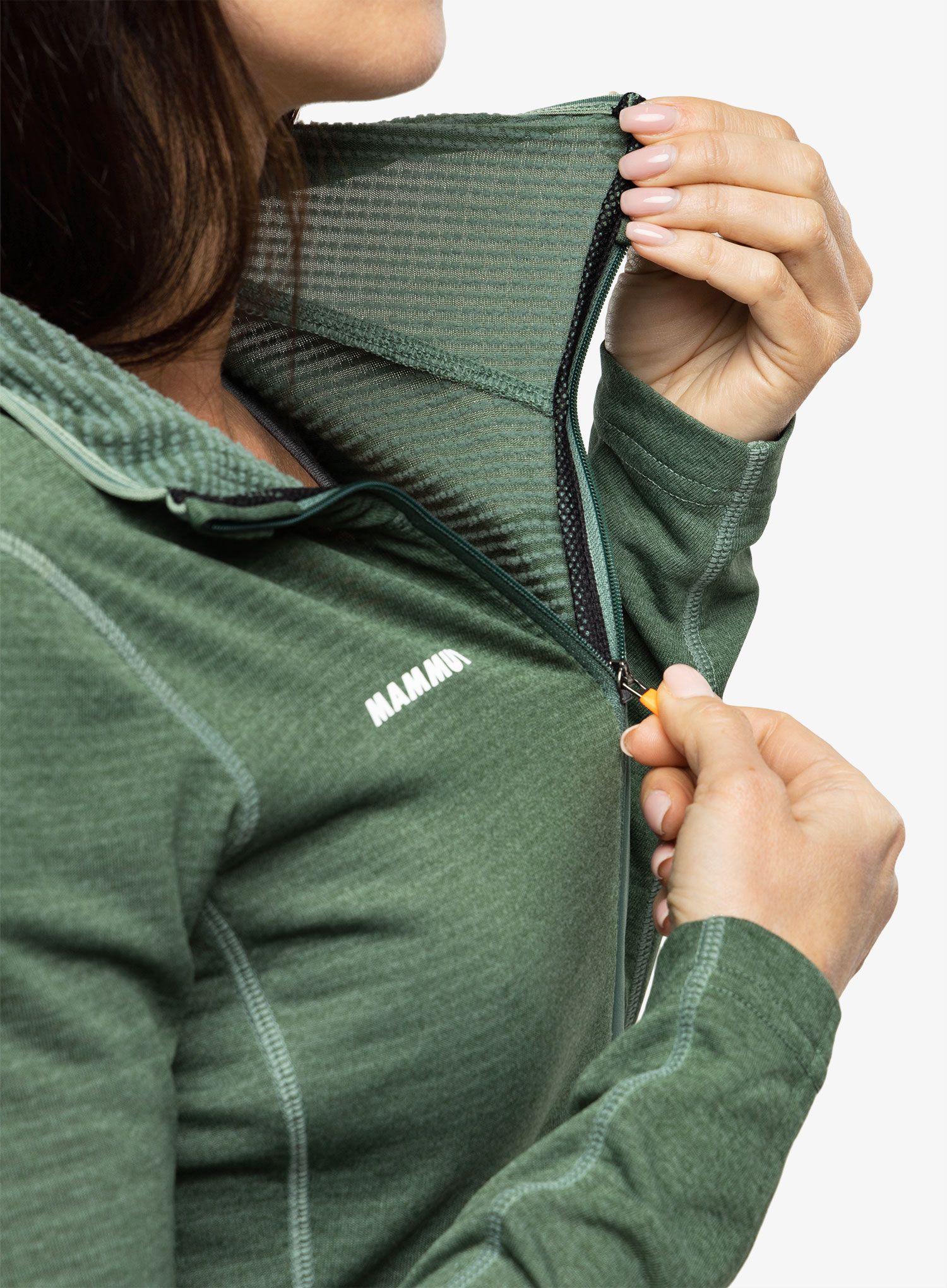 Ženska dukserica Mammut Aenergy Light ML Hooded Jacket - dark jade