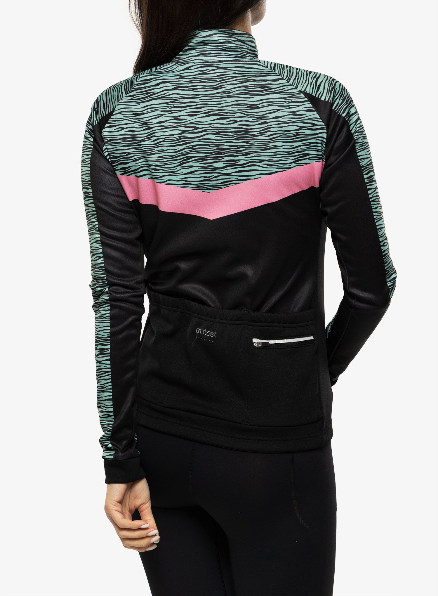 Ženska biciklistička dukserica Protest Prtalmonds Cycling Jacket Long Sleeves - true black