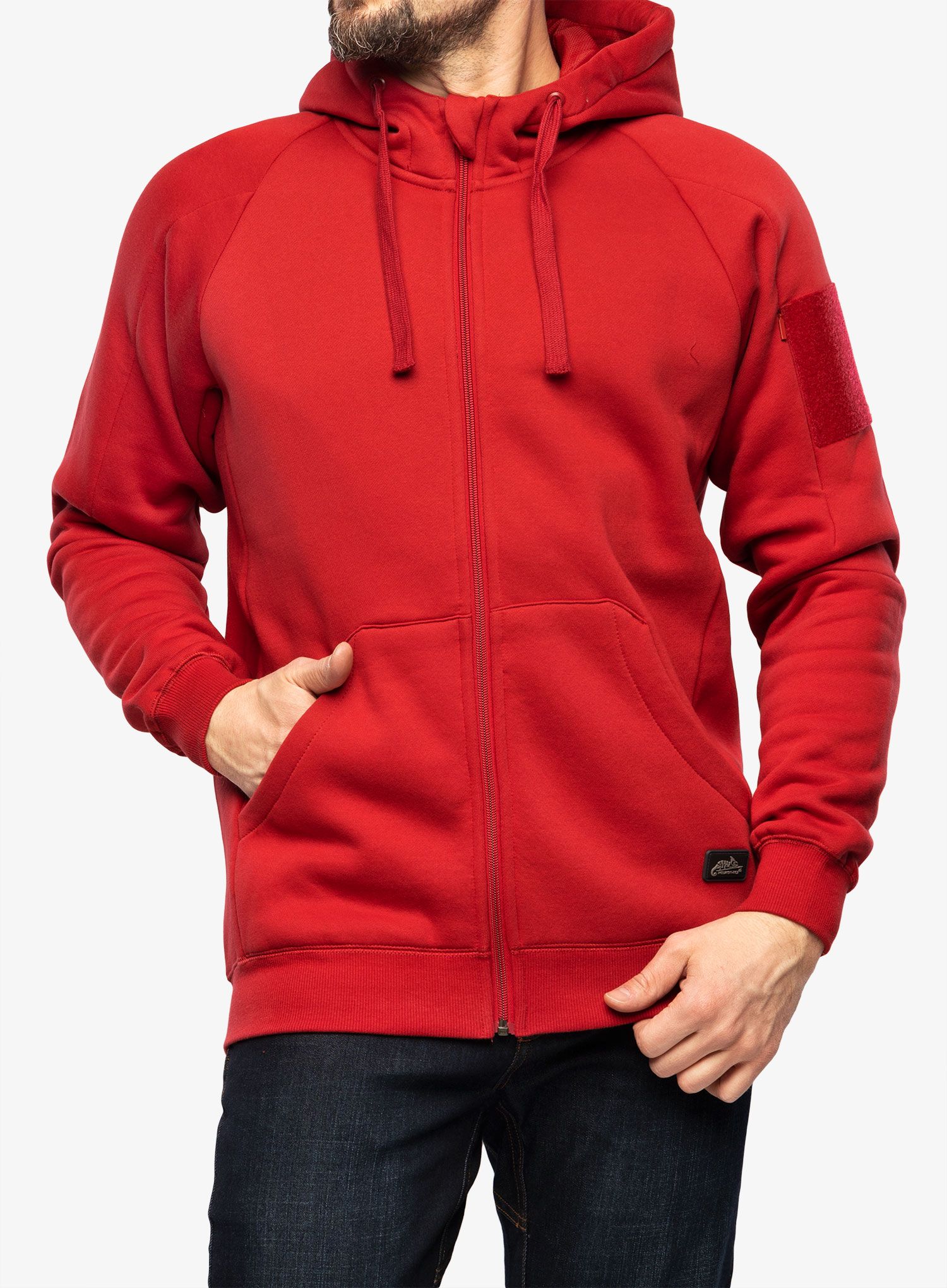 Taktička dukserica Helikon-Tex Urban Tactical Hoodie Lite Full Zip - red