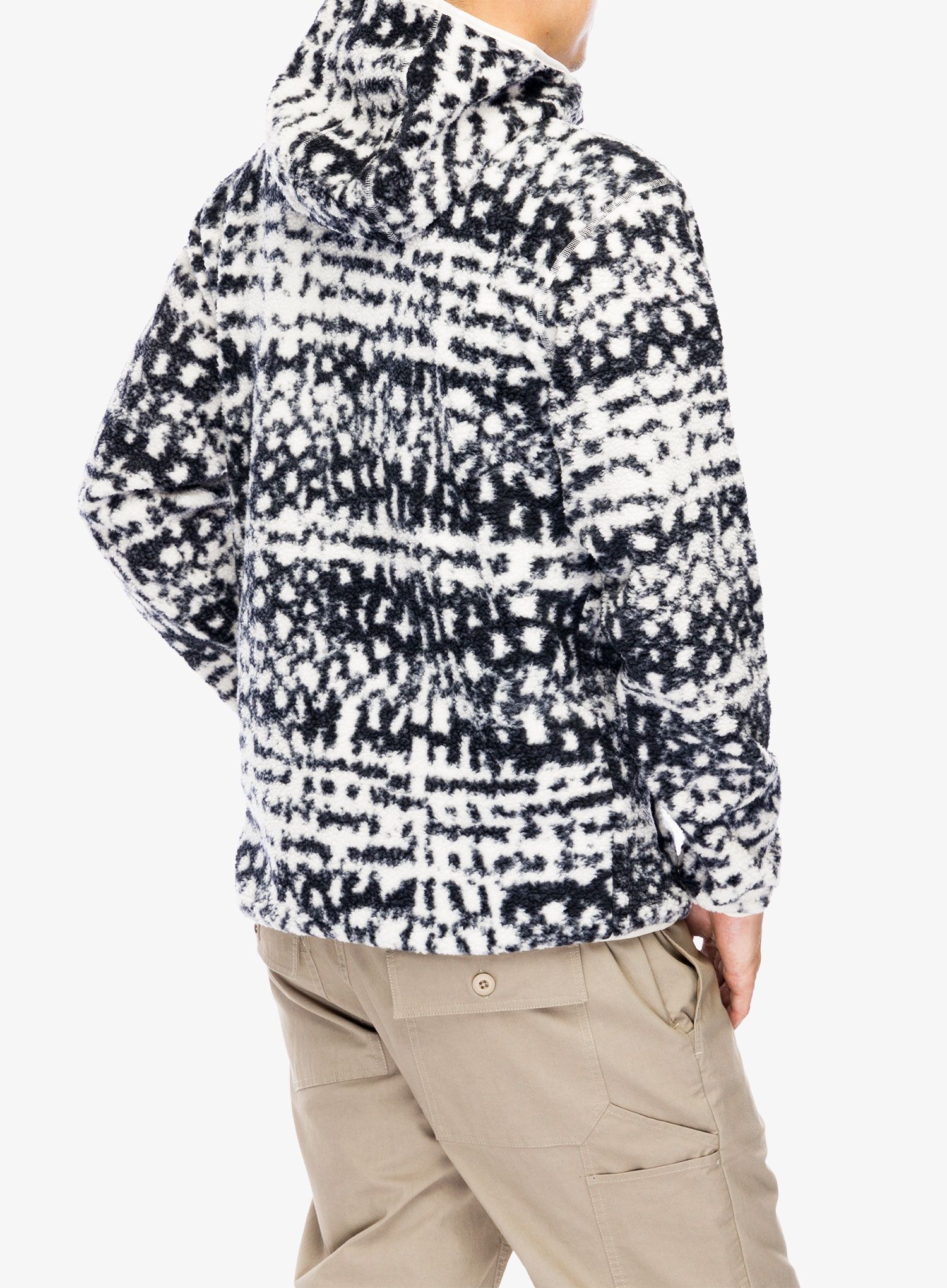 Majica s kapuljačom Columbia Helvetia II Printed Hoodie - black stippled stripe