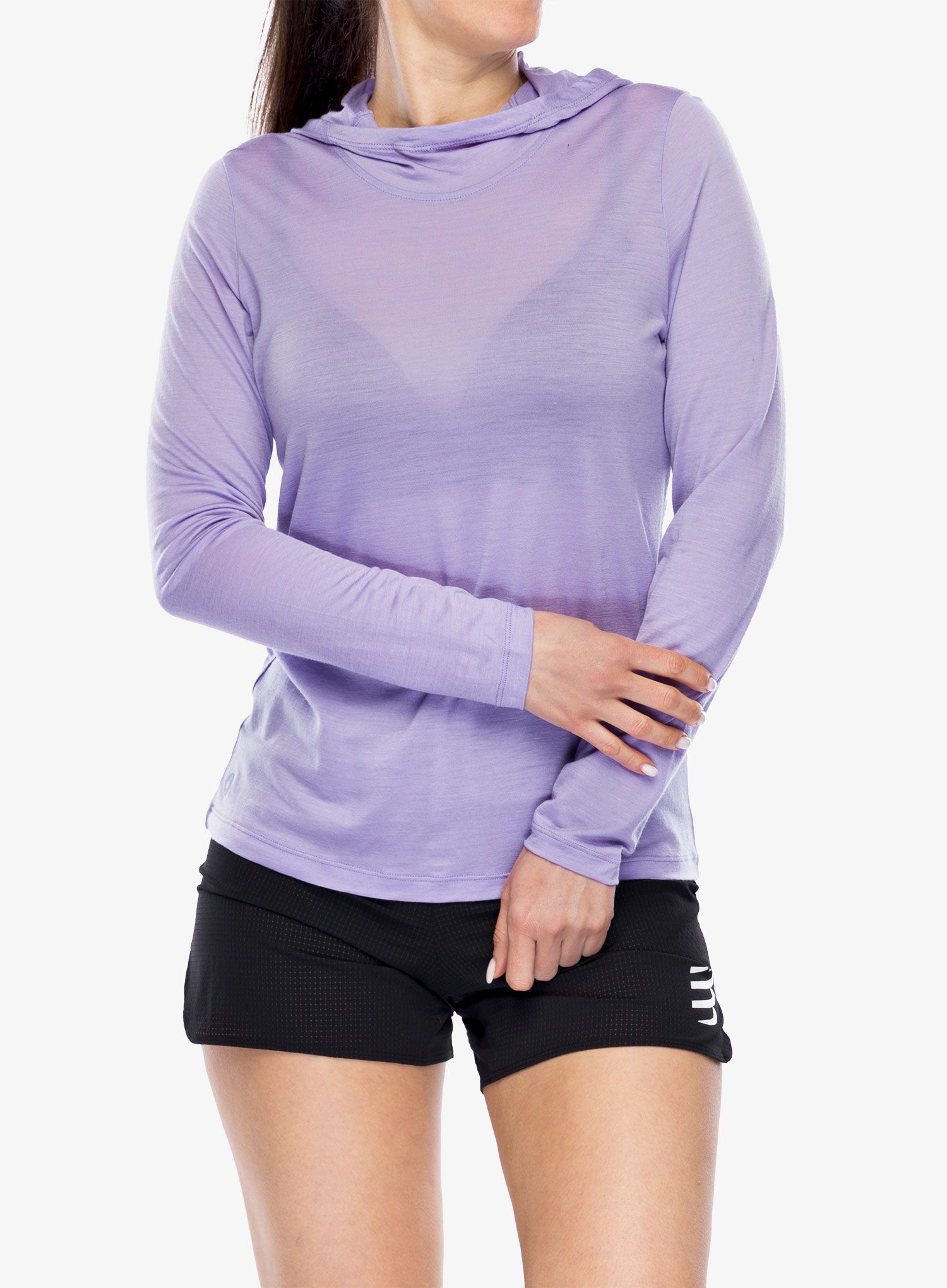 Dukserica s kapuljačom ženska Smartwool Active Ultralite Hoodie - ultra violet