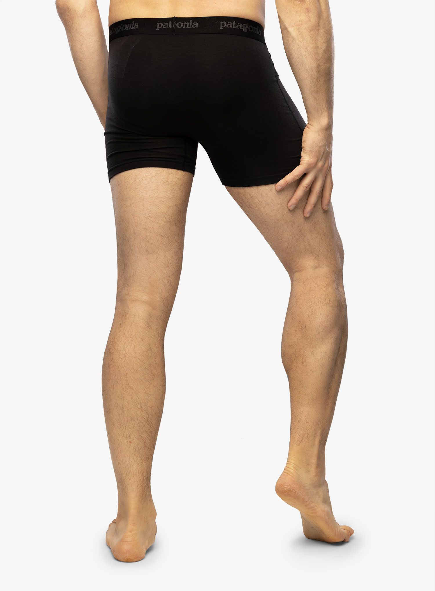 Termoaktivne bokserice Patagonia Essential Boxer Briefs - 3 in - black