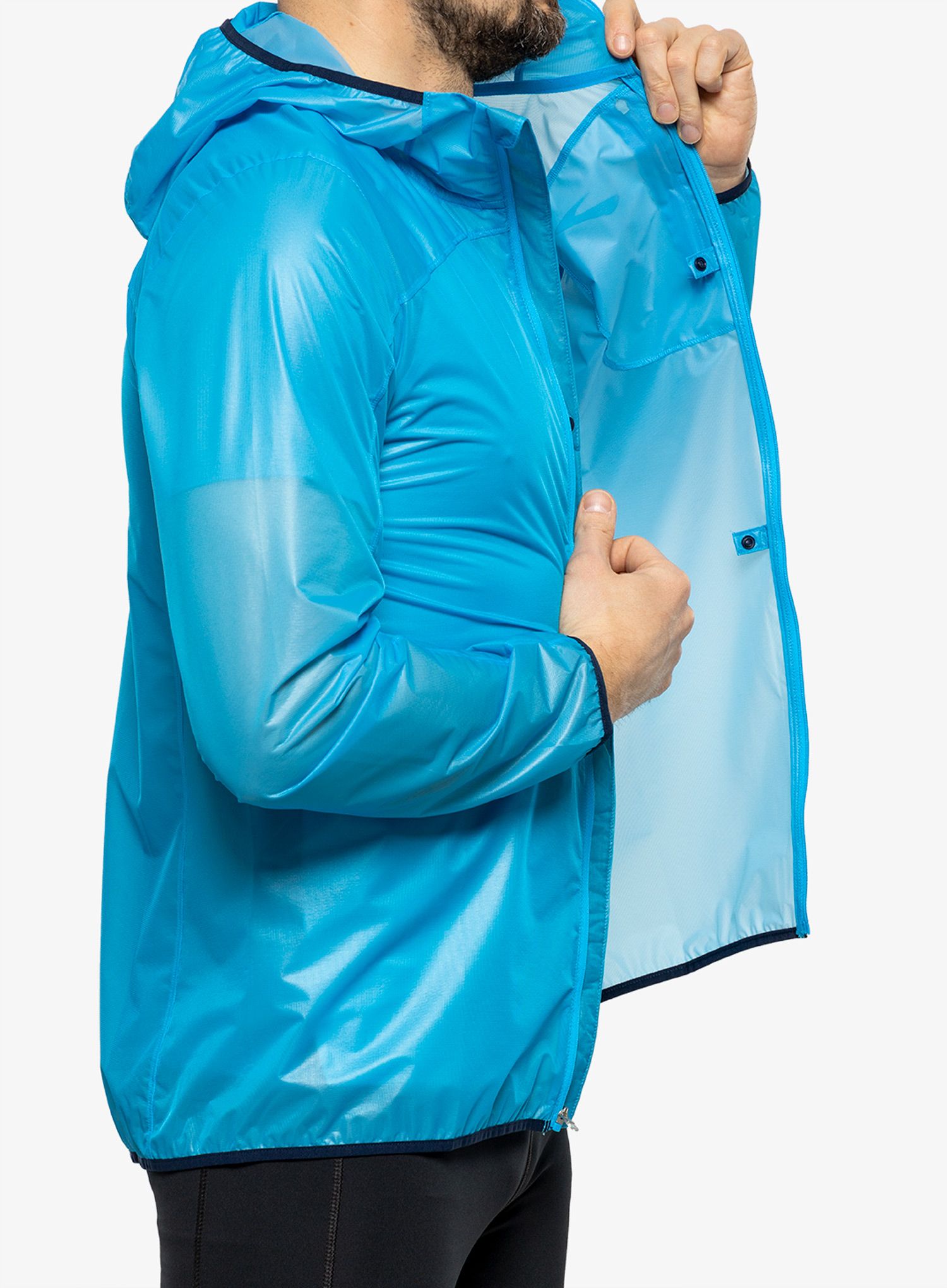 Jakna za trčanje Brooks All Altitude Jacket - spring break/navy