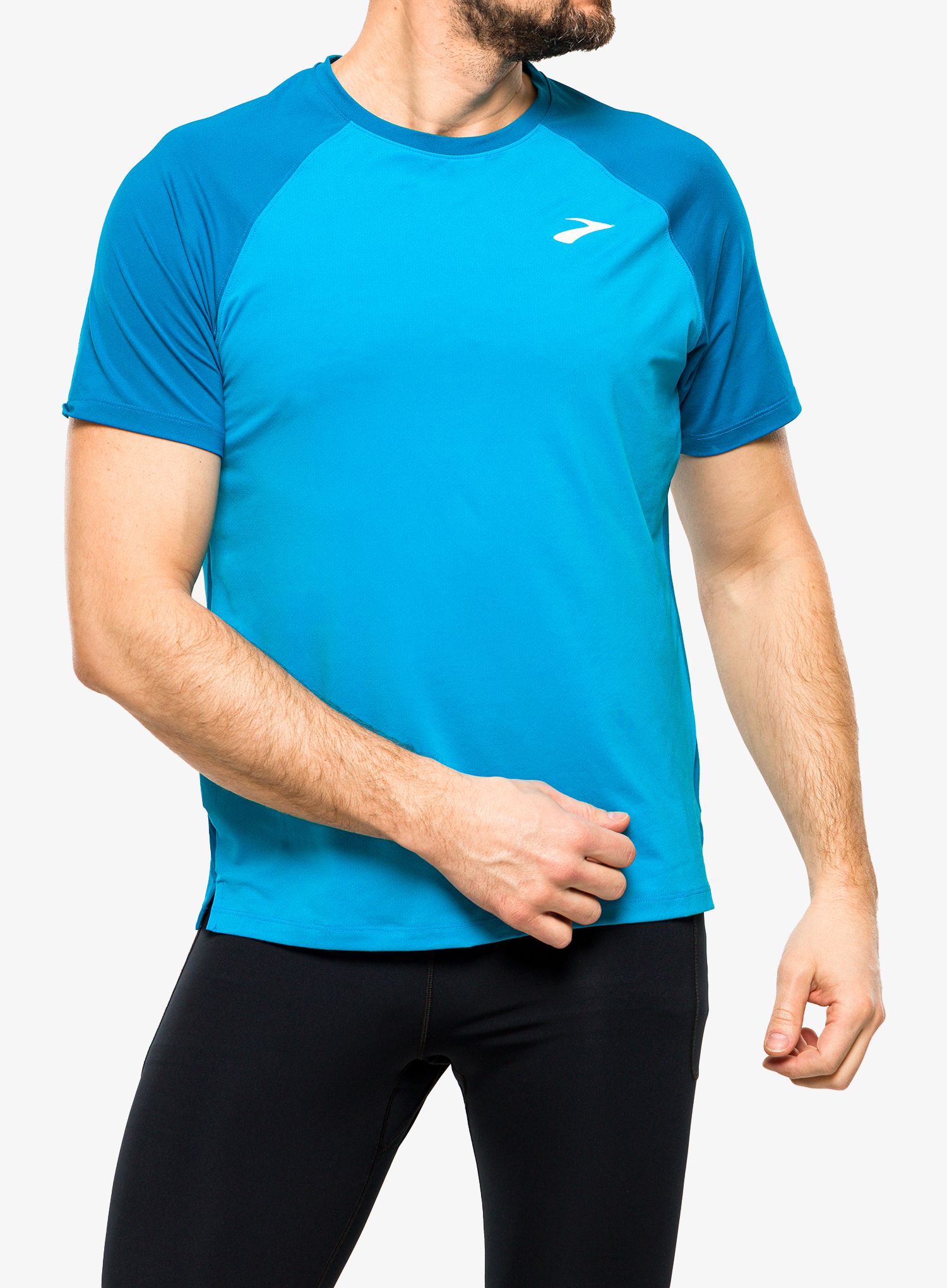 Majica za trčanje Brooks Atmosphere Short Sleeve 2.0 - hyper blue/pacific
