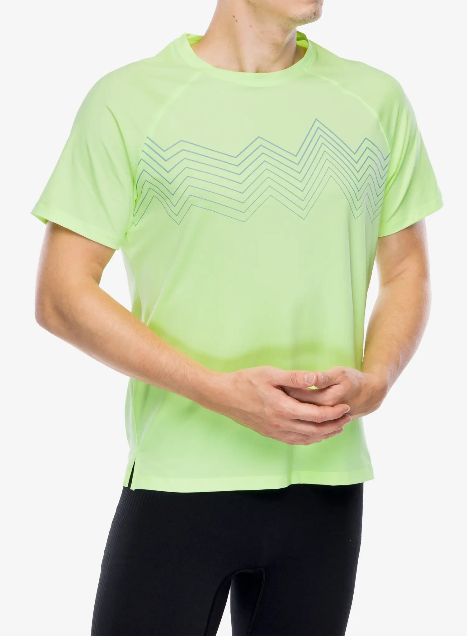 Brzosušeća majica Brooks Atmosphere Short Sleeve 2.0 - lime/elevate